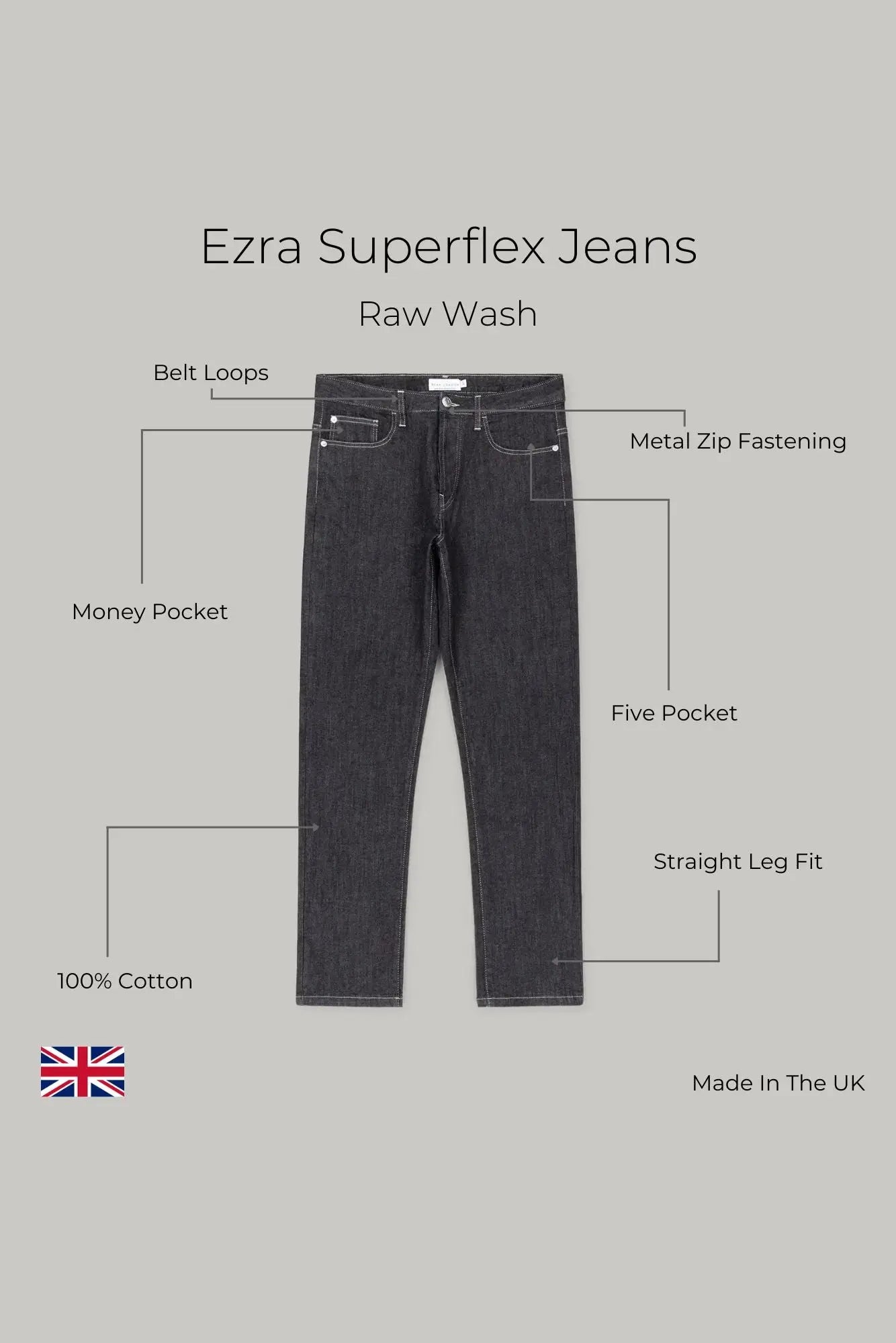 Ezra Jean - Raw Wash Superflex - Wear London