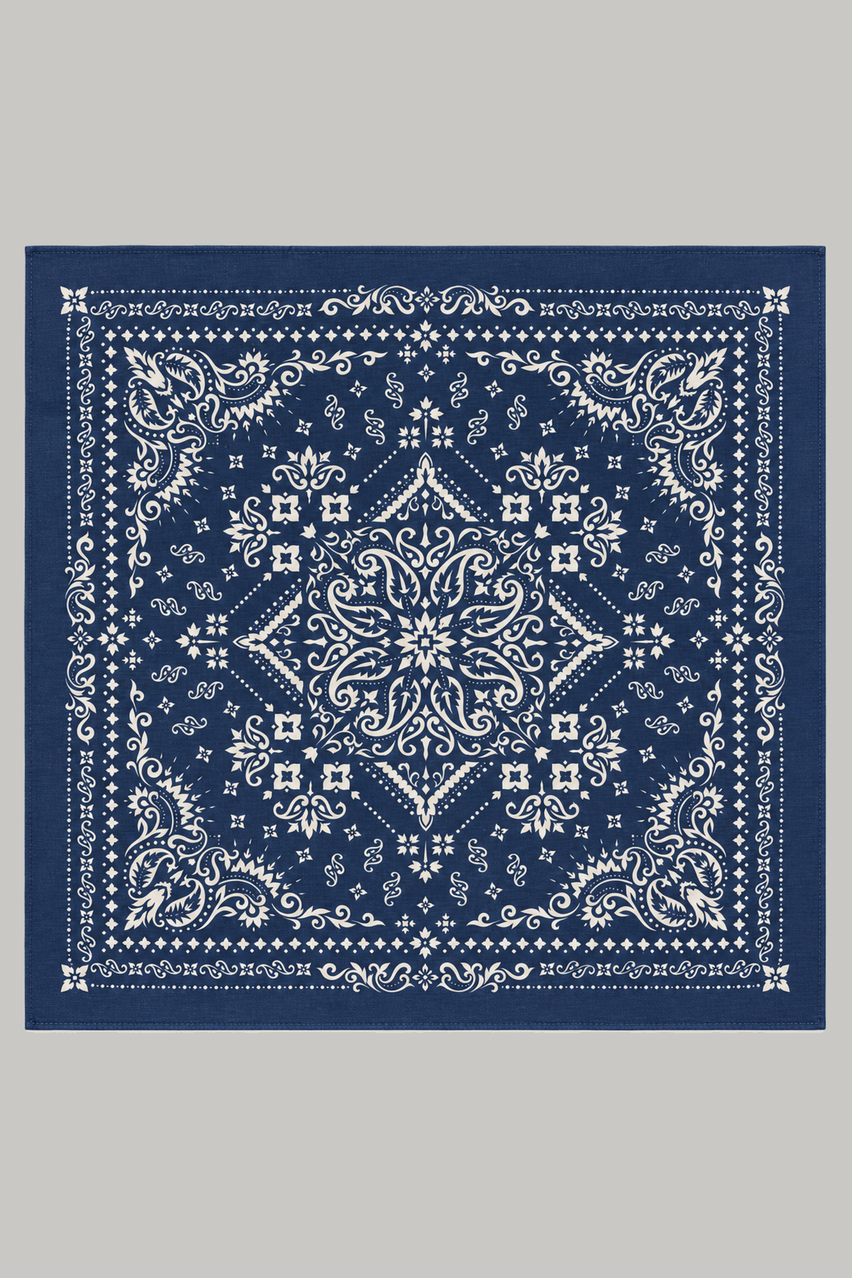 Bandana - Navy Ecru - Wear London