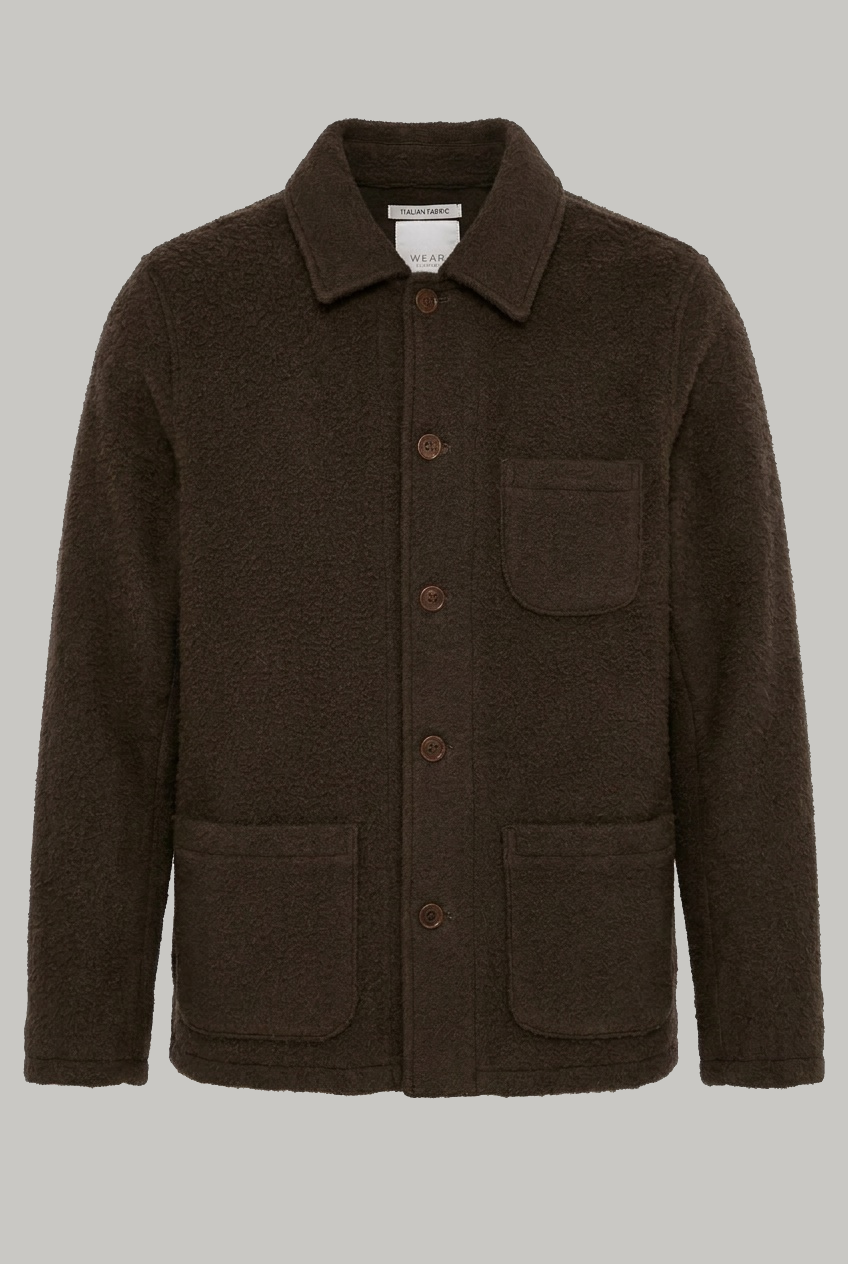 Chiltern Shacket Sleeve Lining - Casentino Chocolate - Wear London