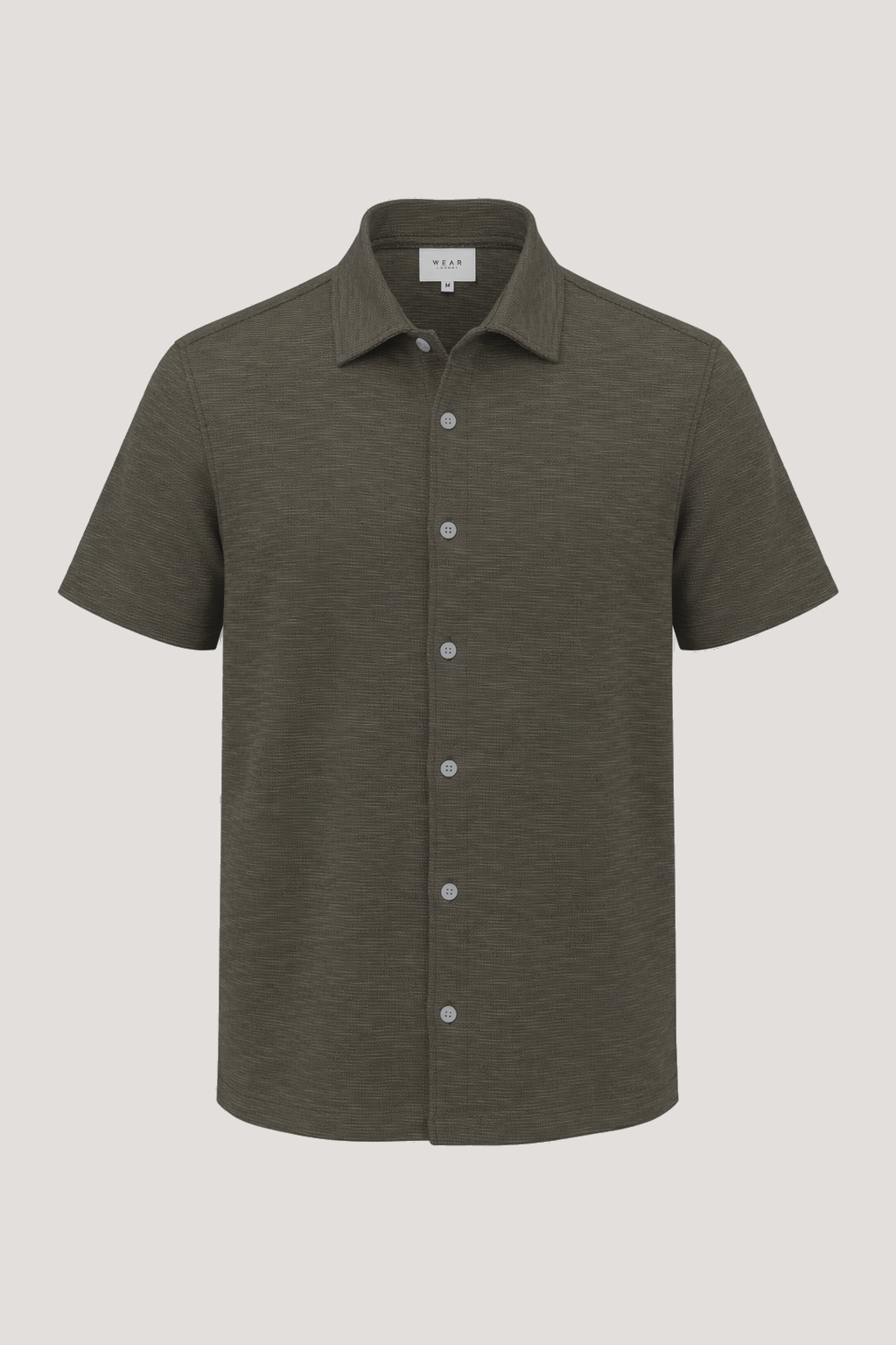 Kane - Revere Short Sleeve Shirt - Brown - Wear London
