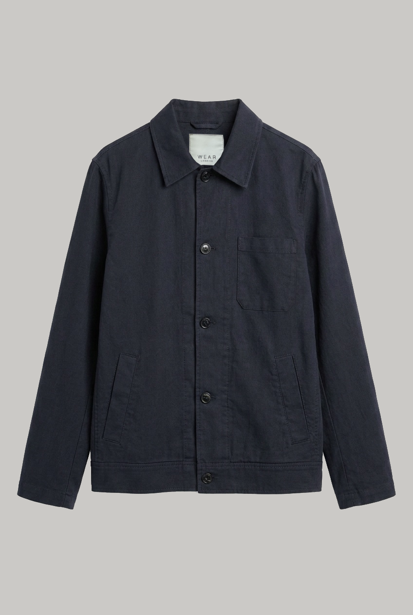 The Bermondsey - Cotton Linen Two Piece Suit - Navy - Wear London