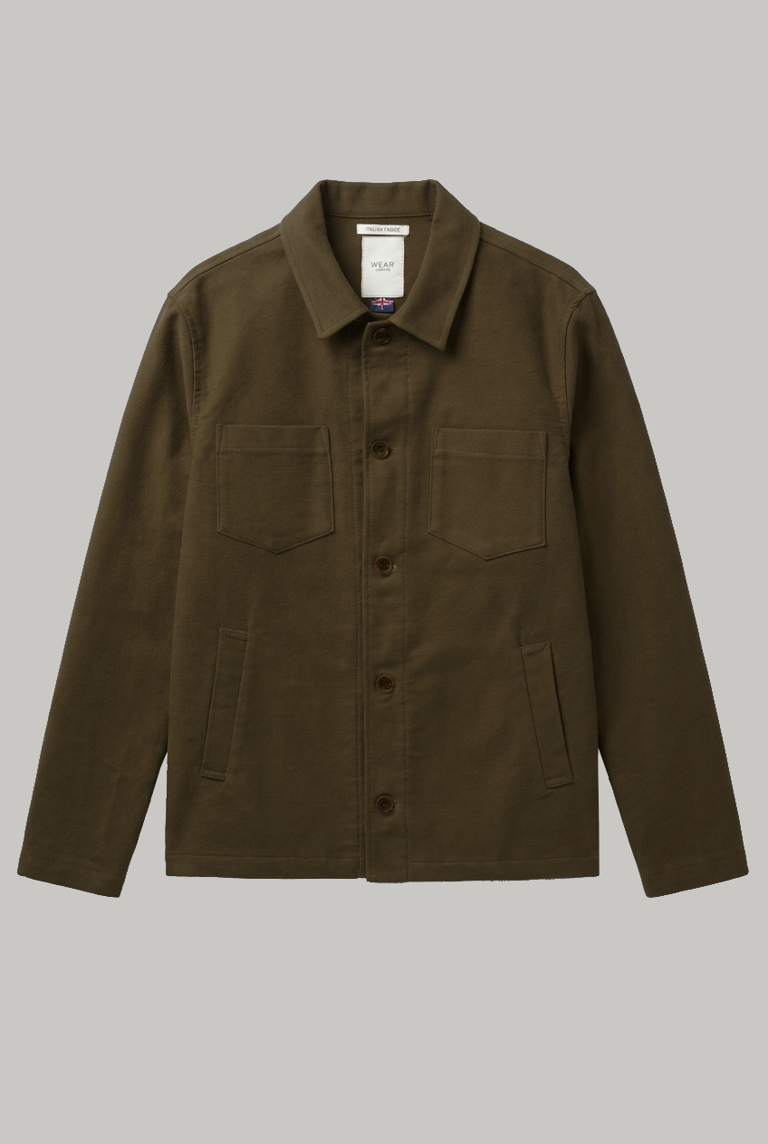 Southend Shacket Unlined - Camel Moleskin - Wear London