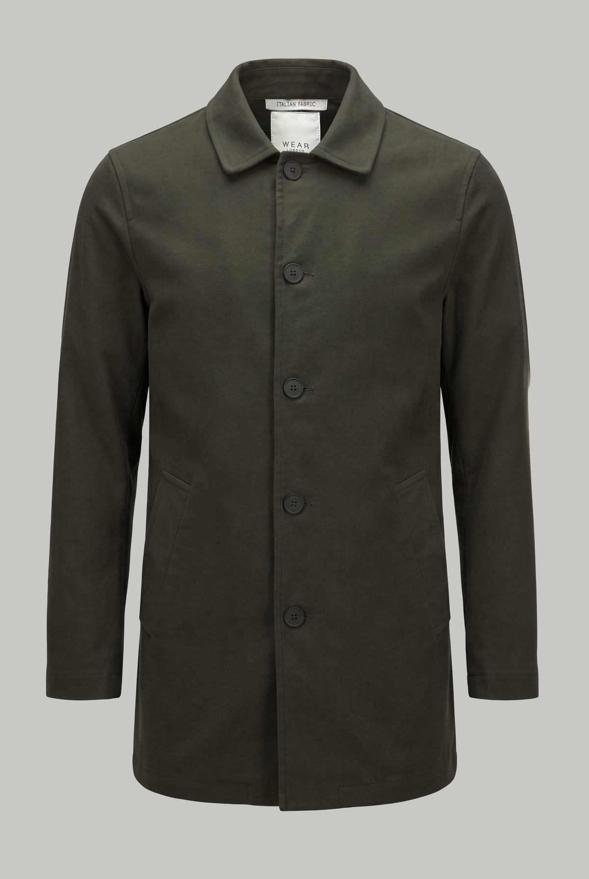 Bank Mac - Khaki Moleskin - Orange Binding - Wear London