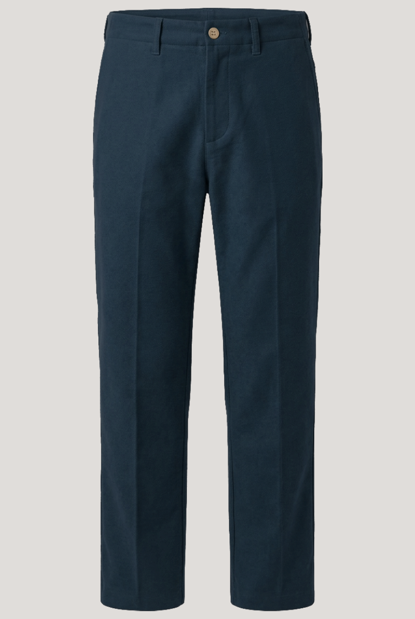 Wentworth Trouser - Navy Moleskin - Wear London