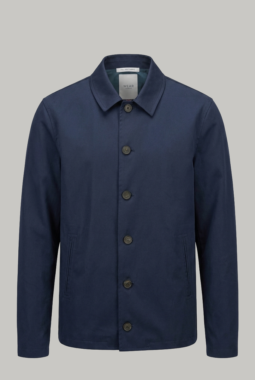 Sherratt Harrington Lined - Showerproof Navy - Wear London