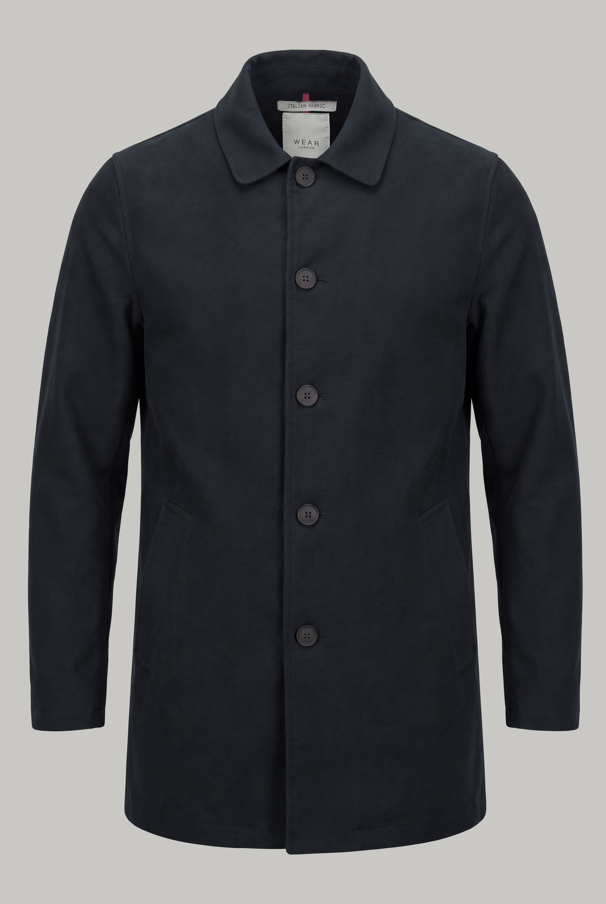 Bank Mac - Navy Moleskin - Orange Binding - Wear London