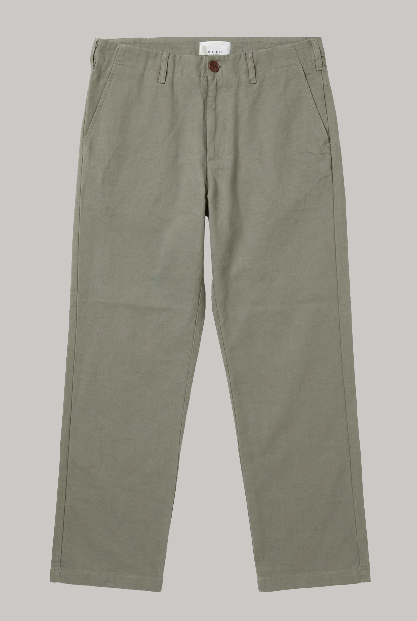 Wentworth Trouser - Mushroom Cotton Linen - Wear London