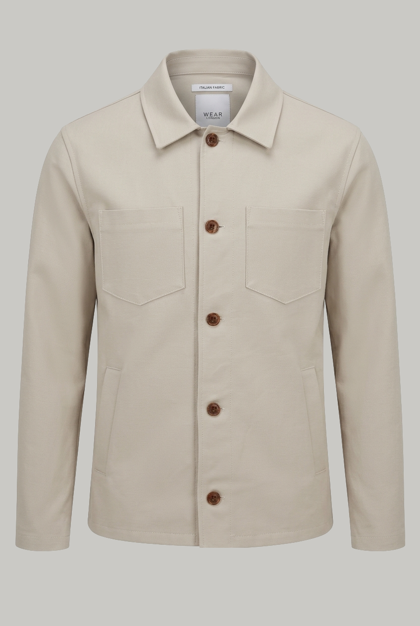 Southend Shacket - Stone Dx - Wear London