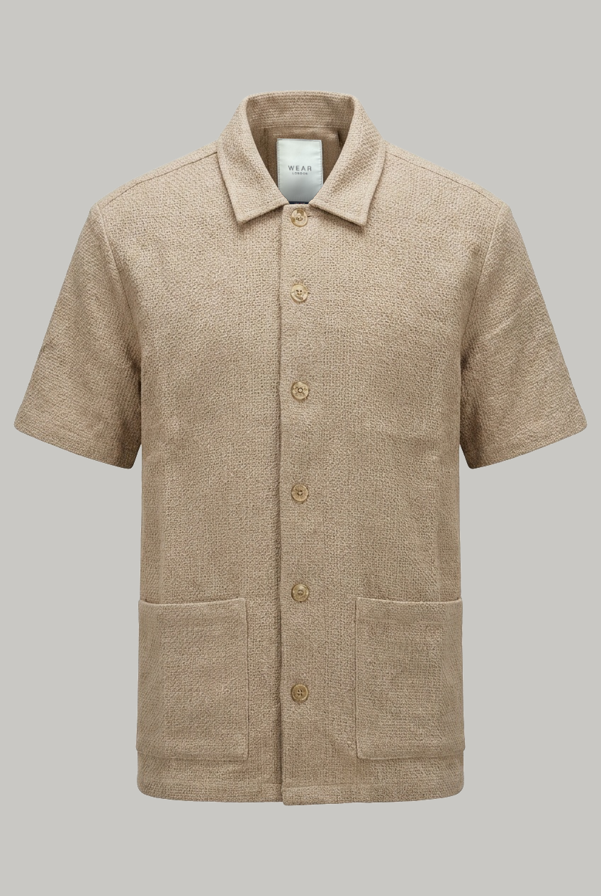 Bethnal Short Sleeve Shirt - Beige Marcel - Wear London