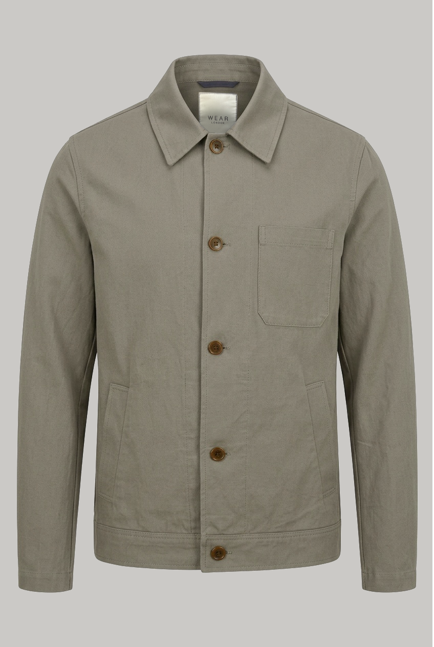 The Bermondsey - Casual Cotton Linen Outfit -Stone - Wear London