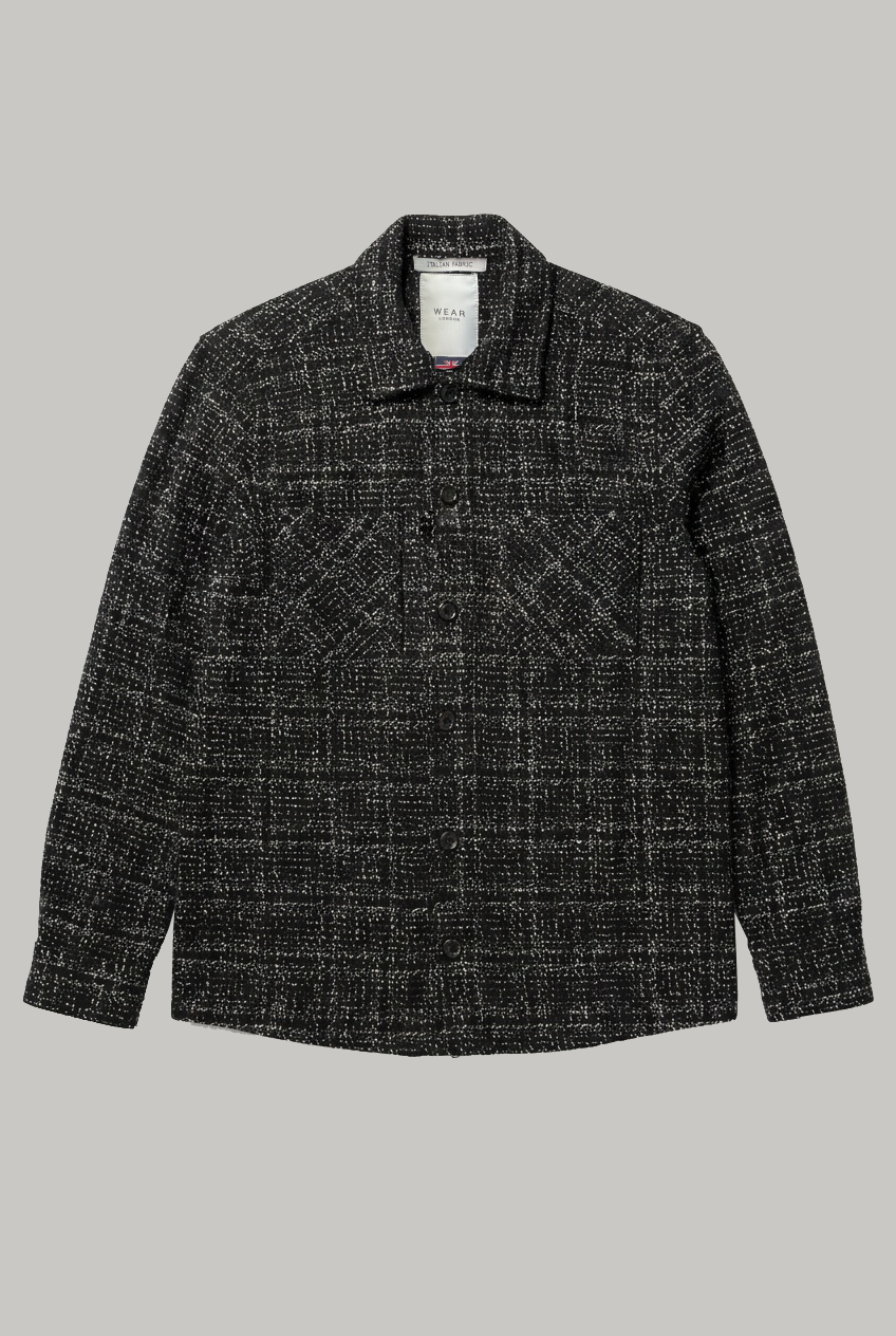 Bart Overshirt - Ecru Black - Wear London