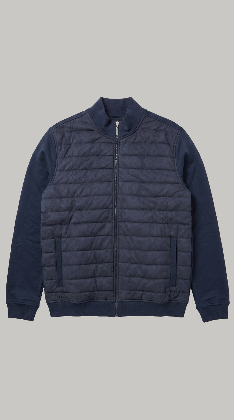 Kensington Quilted Jacket - Navy - Wear London
