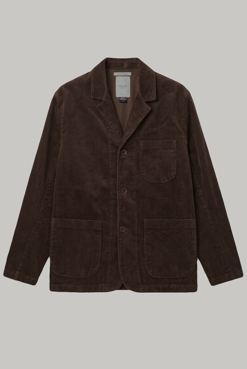 The Pearlman Casual Blazer - Chocolate Corduroy - Wear London