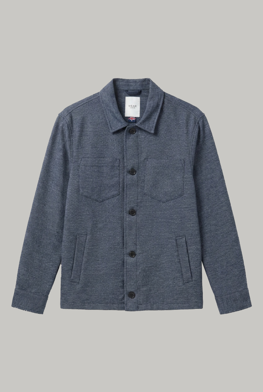 Southend Shacket - Sky Blue Twill - Wear London