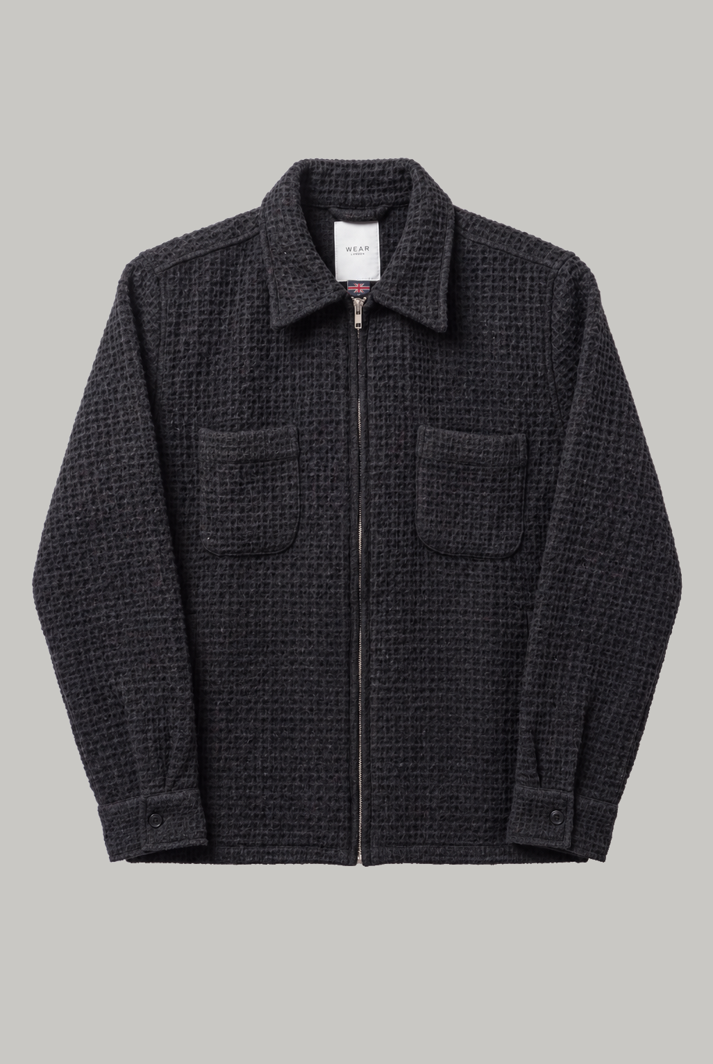 Broadwalk Zip Overshirt - Navy - Wear London