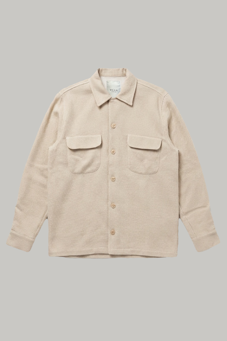 Angeles Long Sleeve Shirt - Malta Beige - Wear London