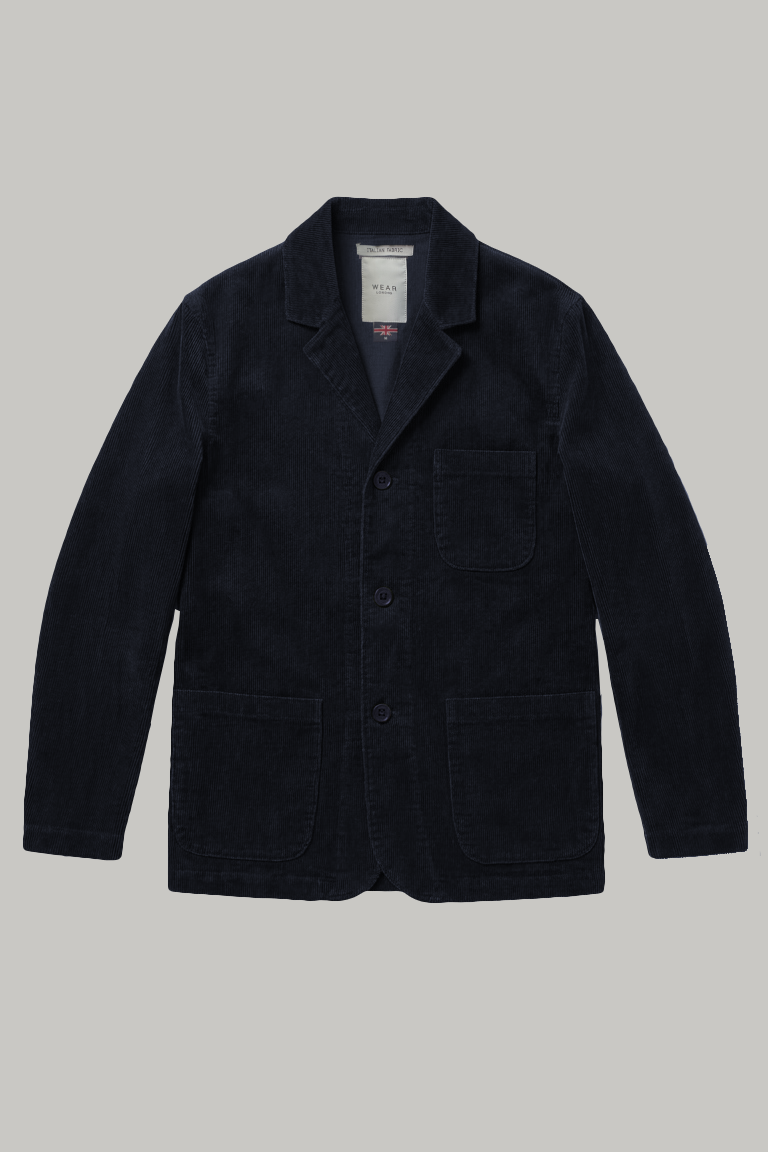 The Pearlman Casual Blazer - Navy Corduroy - Wear London