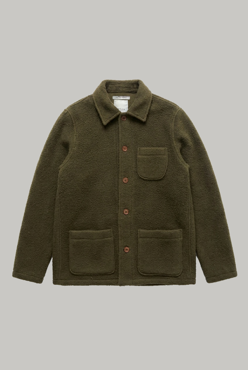 Chiltern Shacket Sleeve Lining - Casentino Olive - Wear London