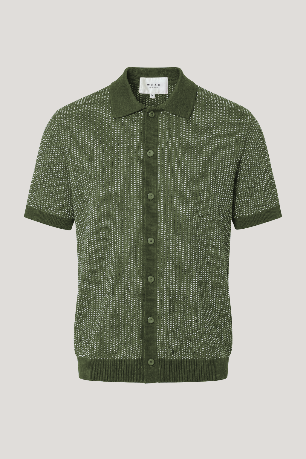 Lambeth - Button Through Knitwear -  Olive - Wear London