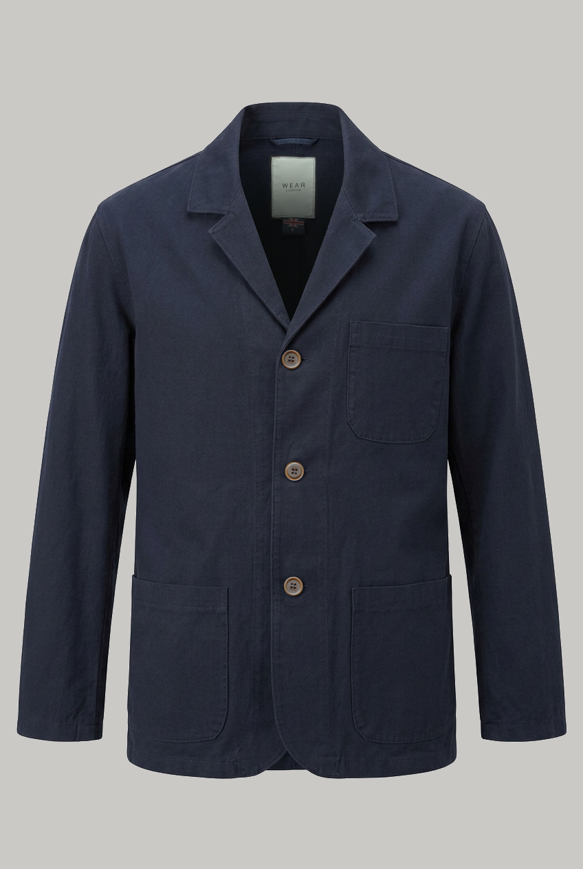 The Whitechapel - Cotton Linen Two Piece Suit - Navy - Wear London