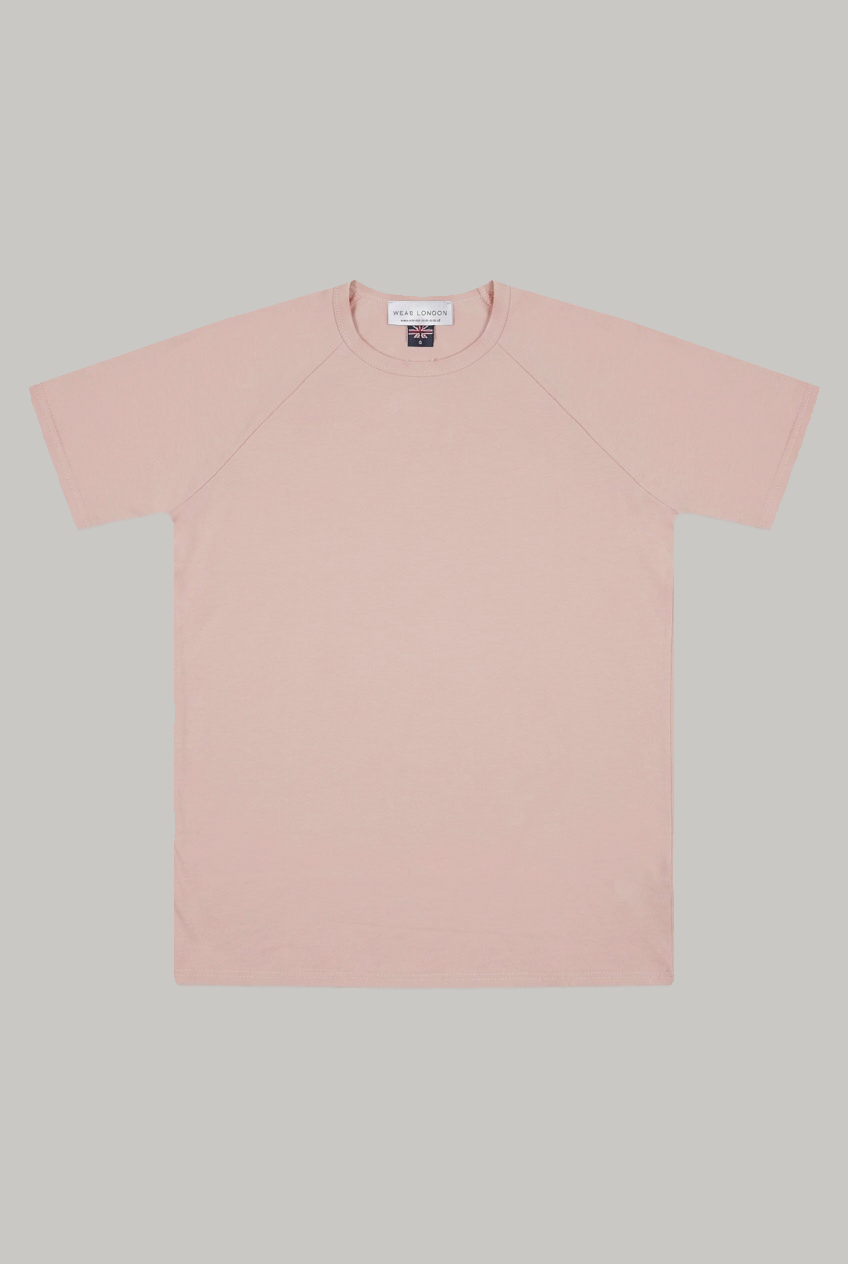 Hoxton Raglan Sleeve Fitted T-shirt - Nude - Wear London