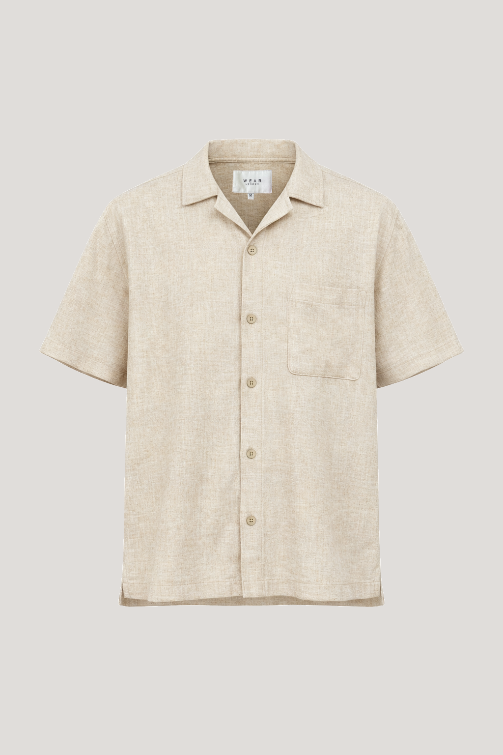Stanton Short Sleeve Shirt - Natural - Wear London