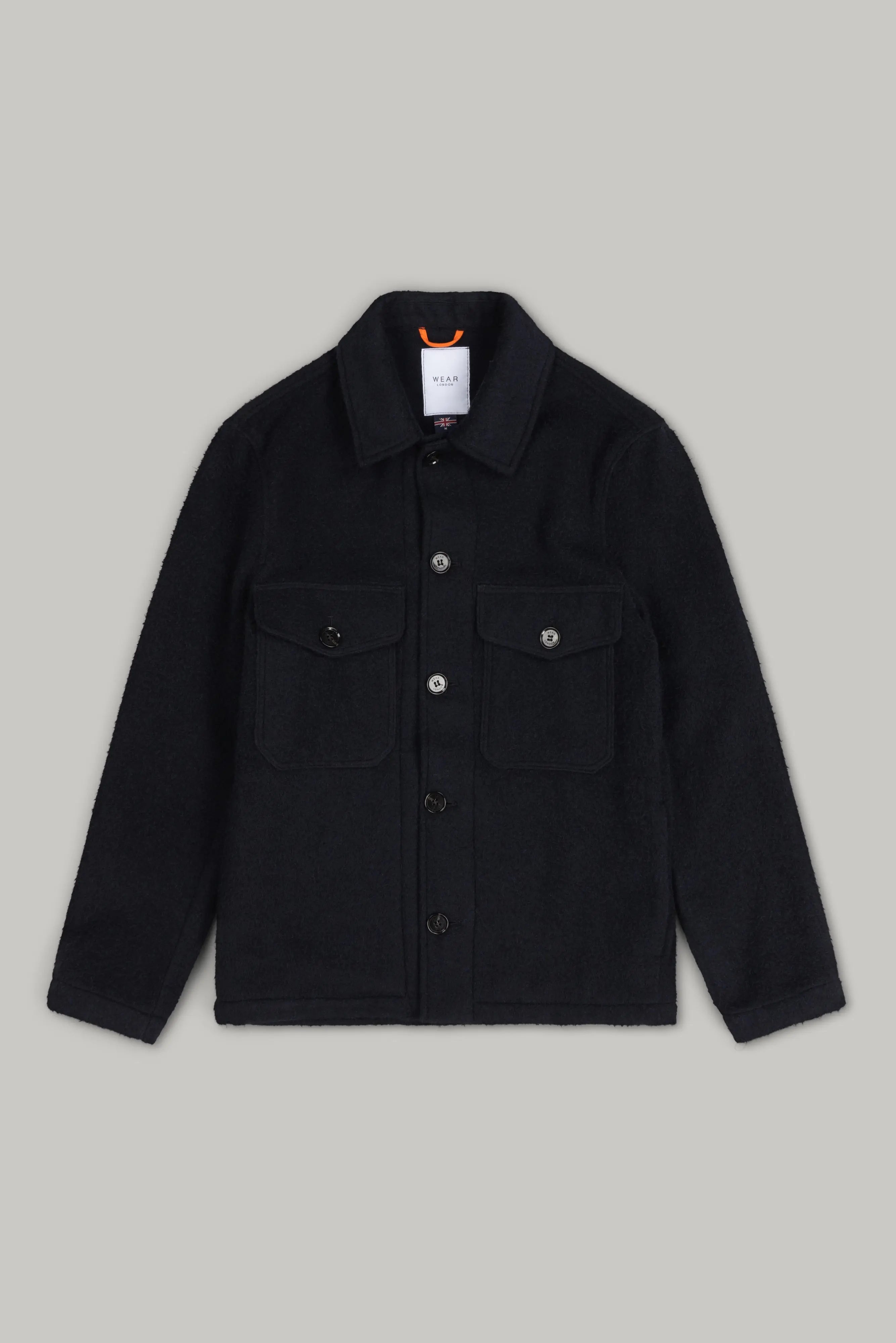 Goring Wool Jacket - Navy Casentino - Wear London