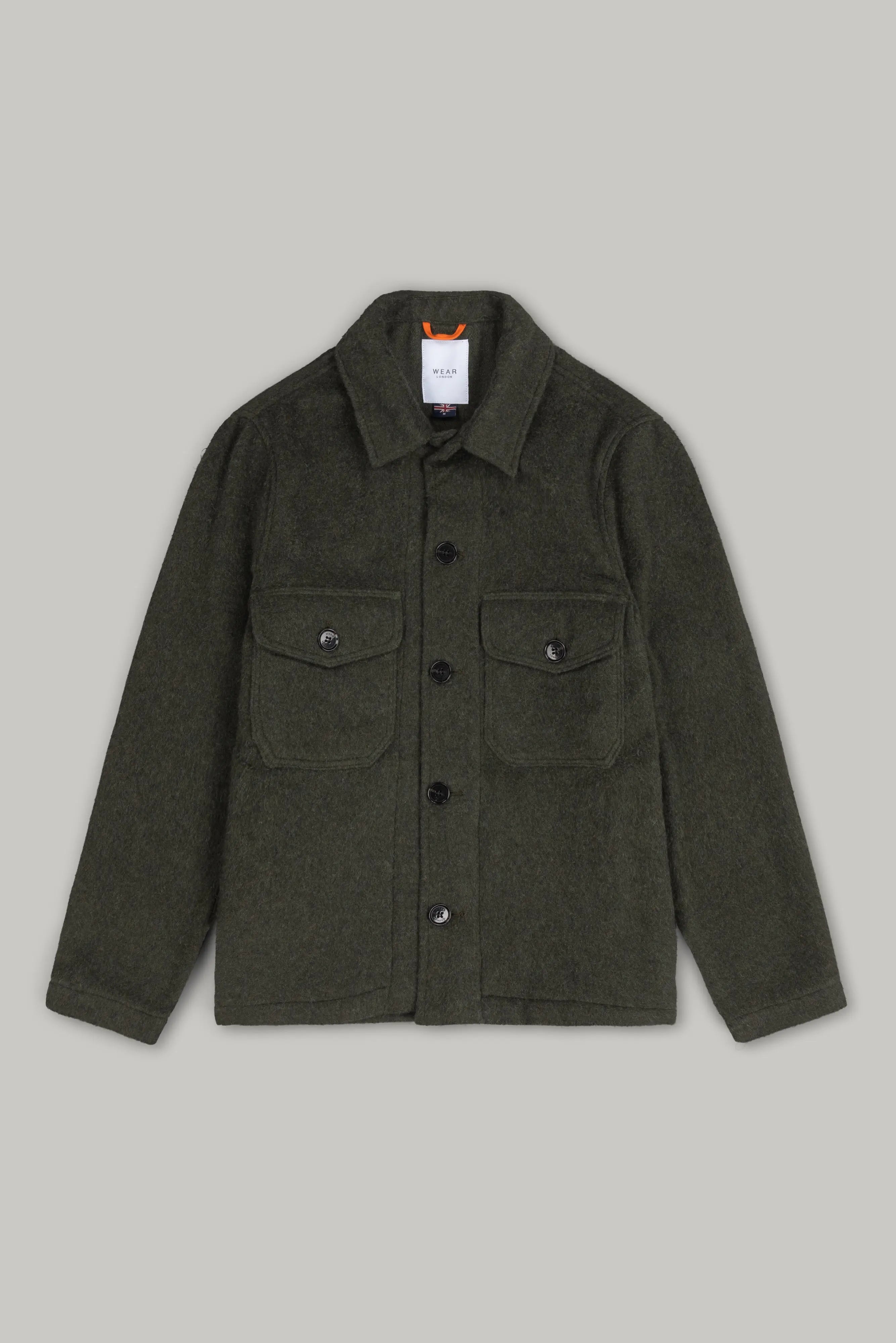 Goring Wool Jacket - Olive Casentino - Wear London