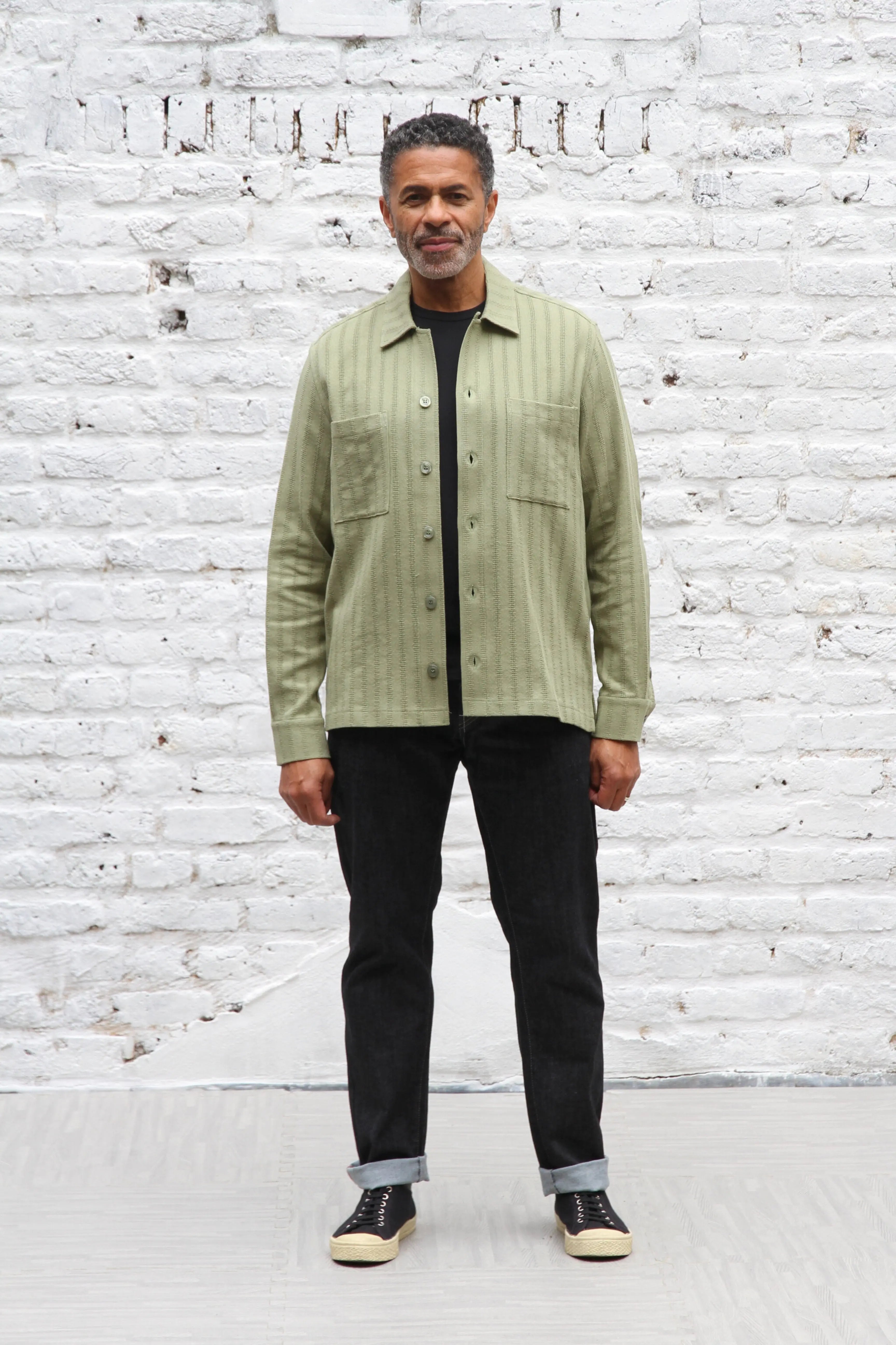 Gravel Long Sleeve Shirt - Khaki - Wear London