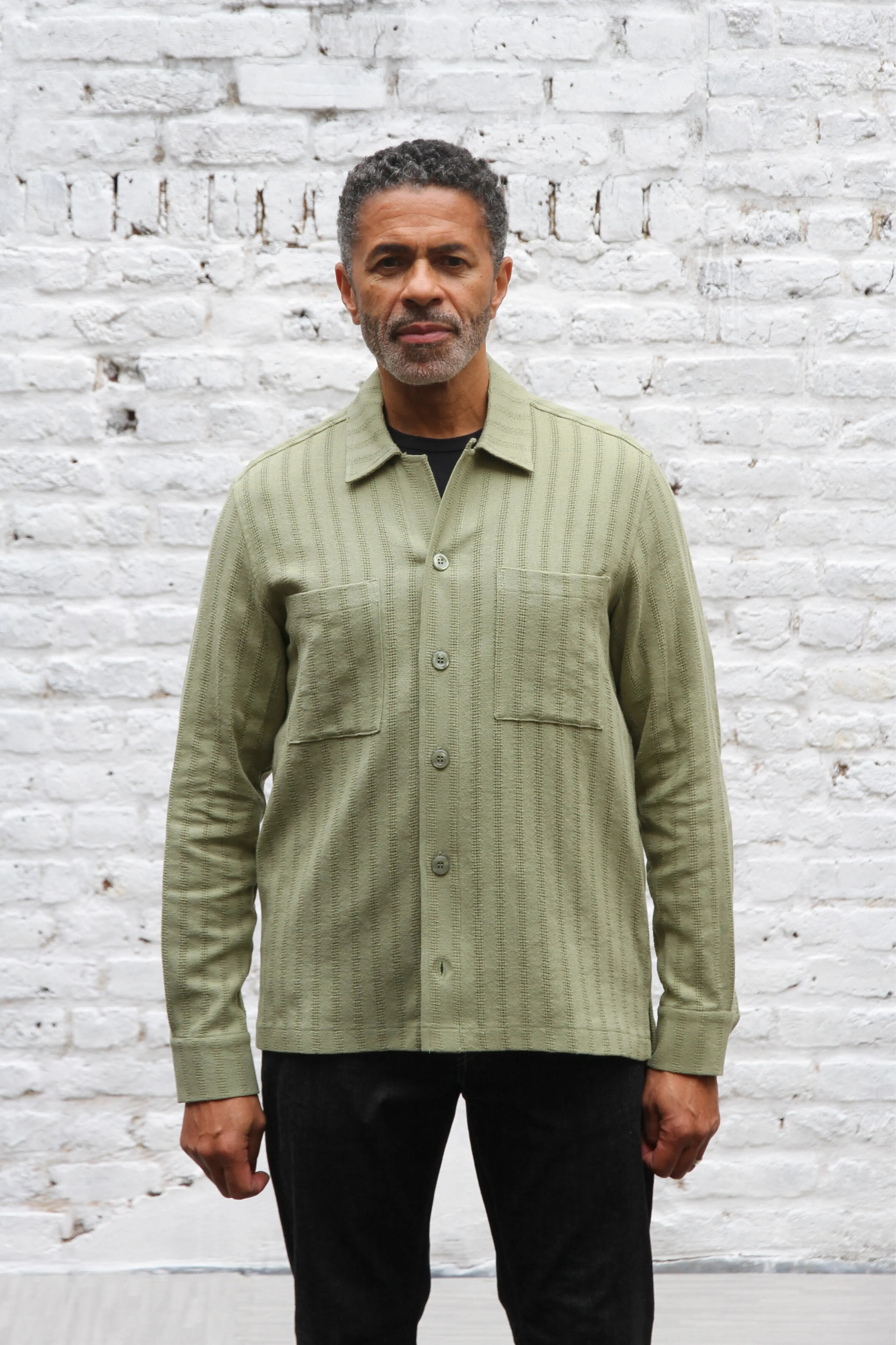 Gravel Long Sleeve Shirt - Khaki - Wear London