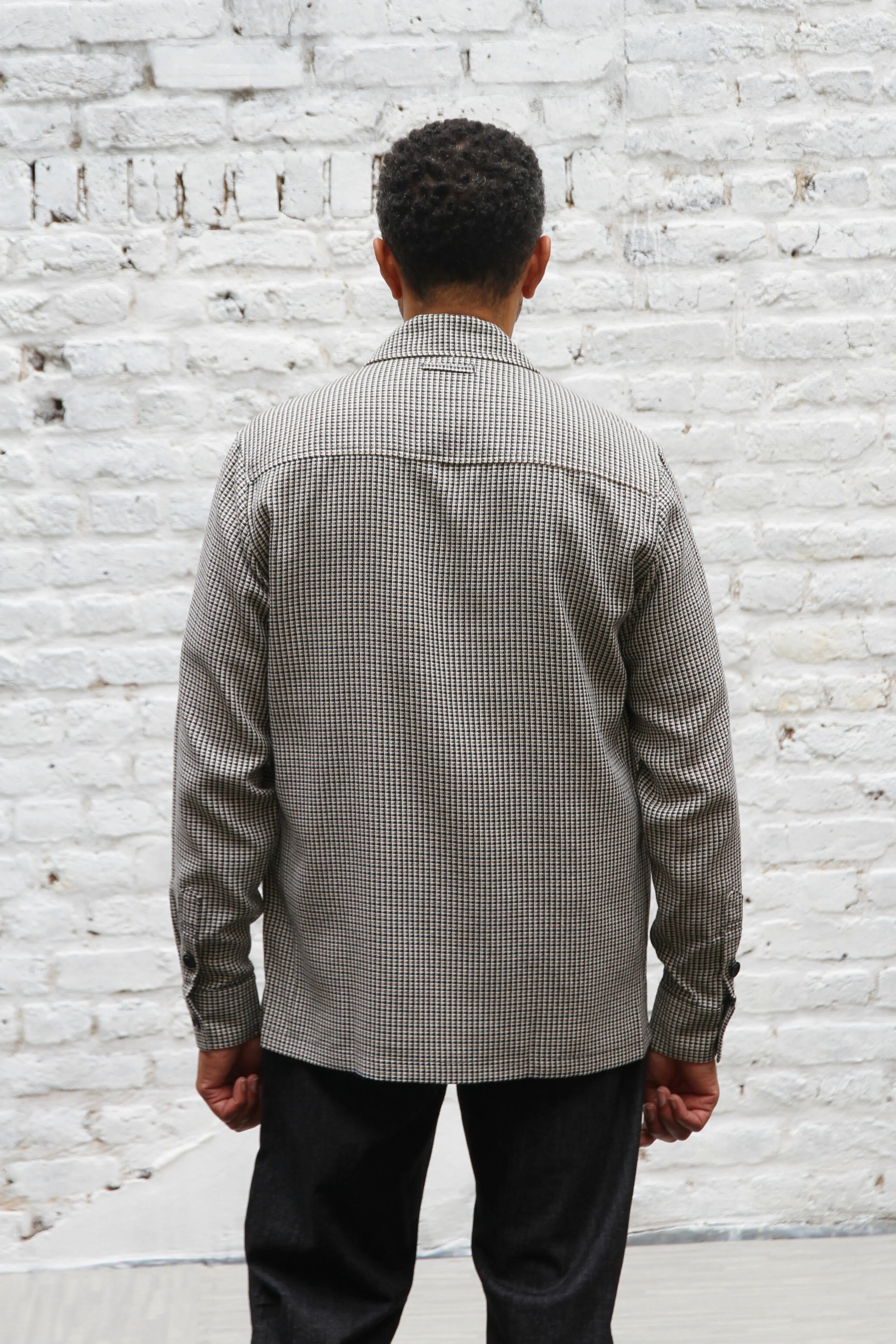 Gravel Long Sleeve Shirt - Limetta Blue Coffee - Wear London