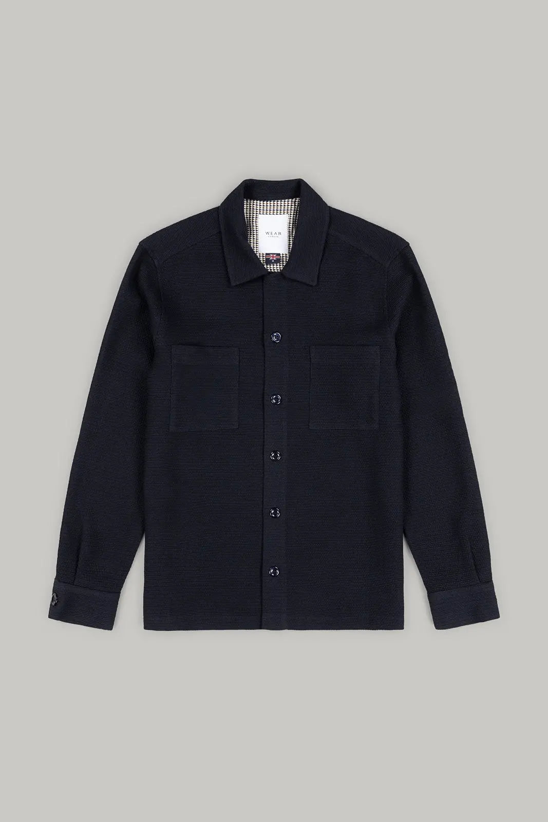 Gravel Long Sleeve Shirt - Navy Malta - Wear London