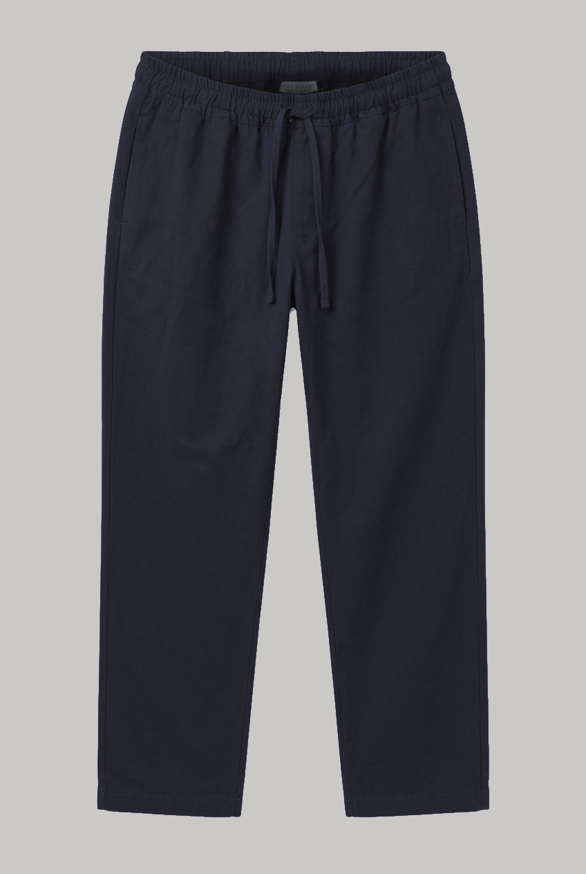 The Bermondsey - Casual Cotton Linen Outfit - Navy - Wear London