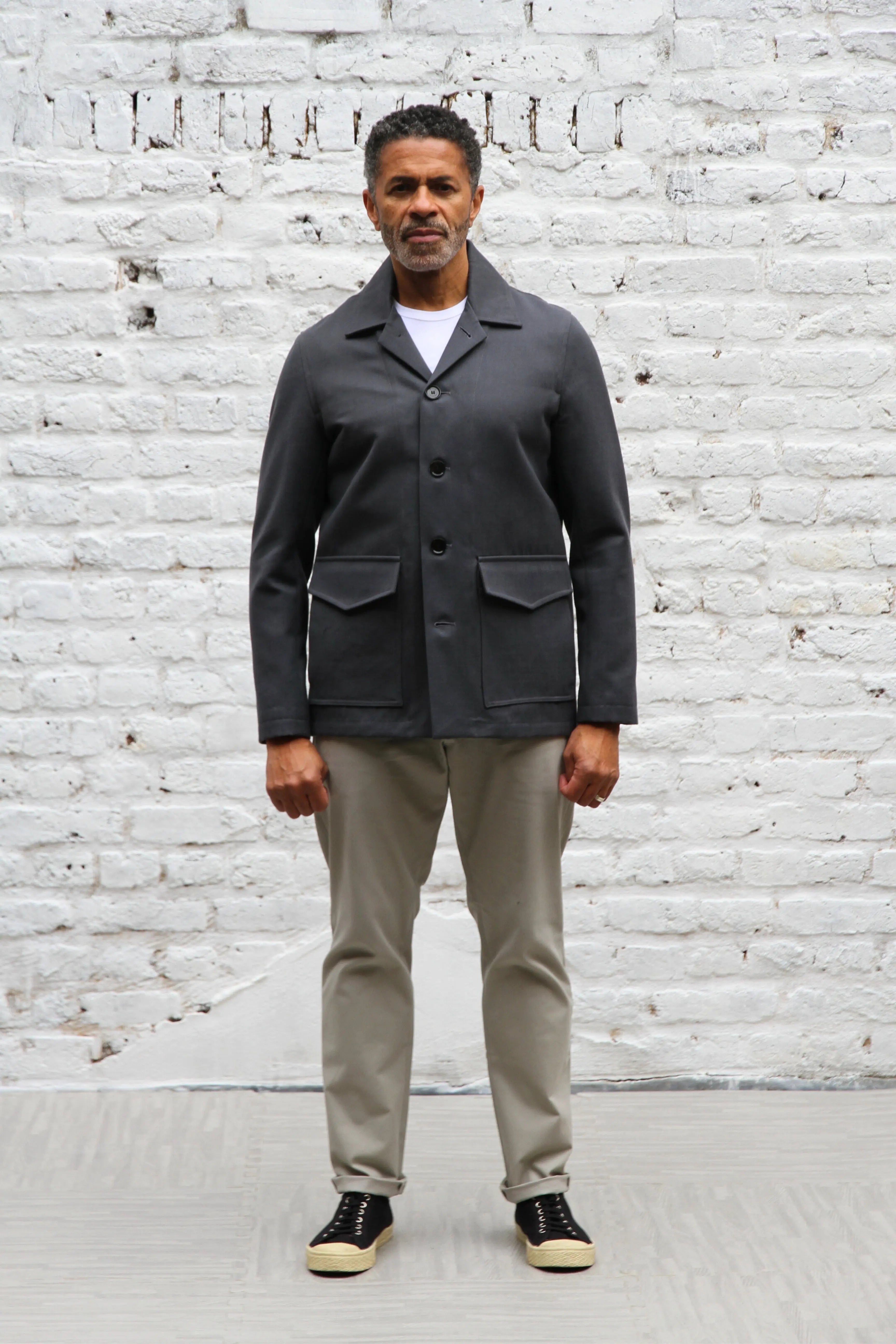 Holborn Revere Jacket - Smoke Grey - Wear London