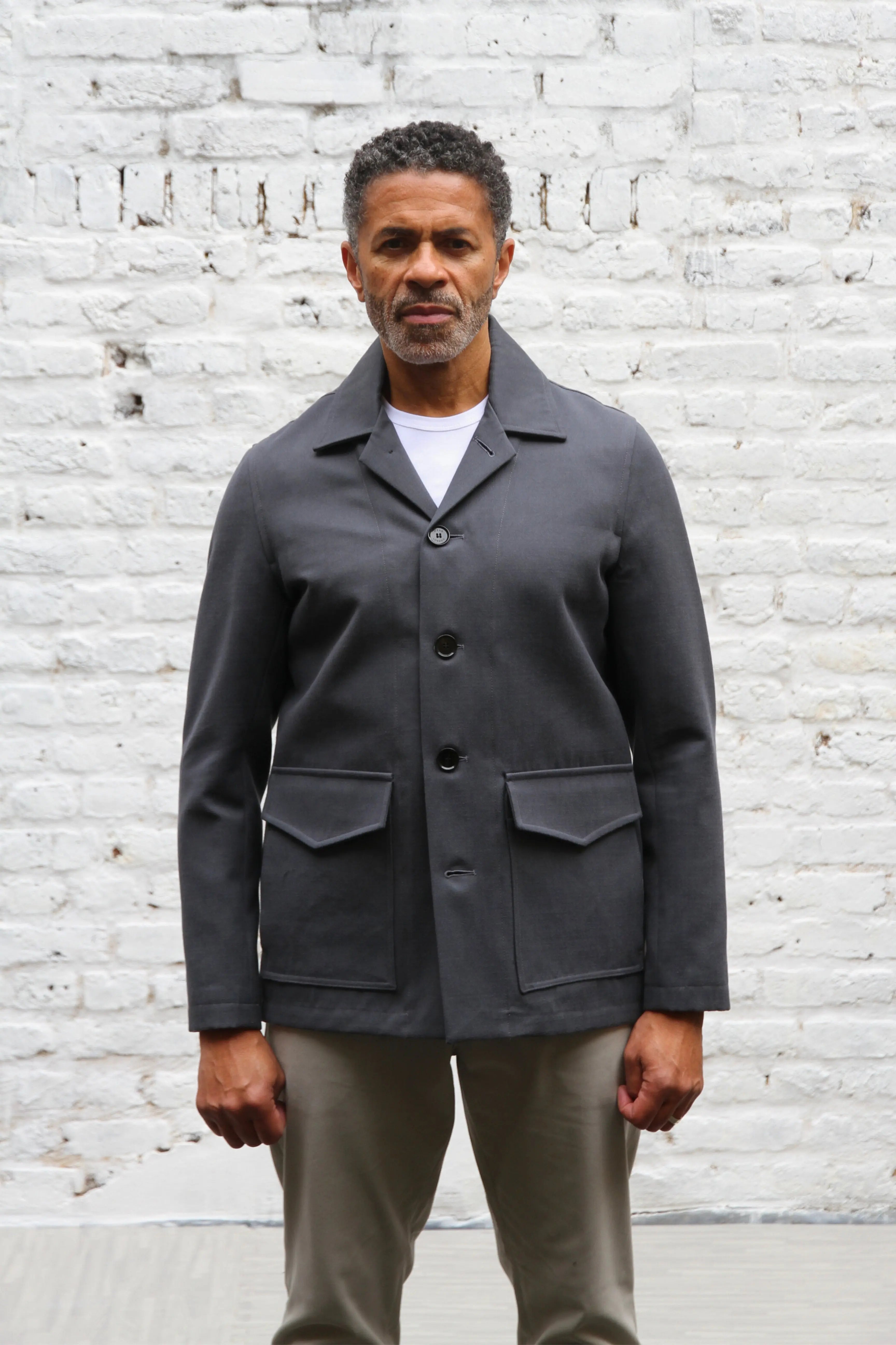 Holborn Revere Jacket - Smoke Grey - Wear London