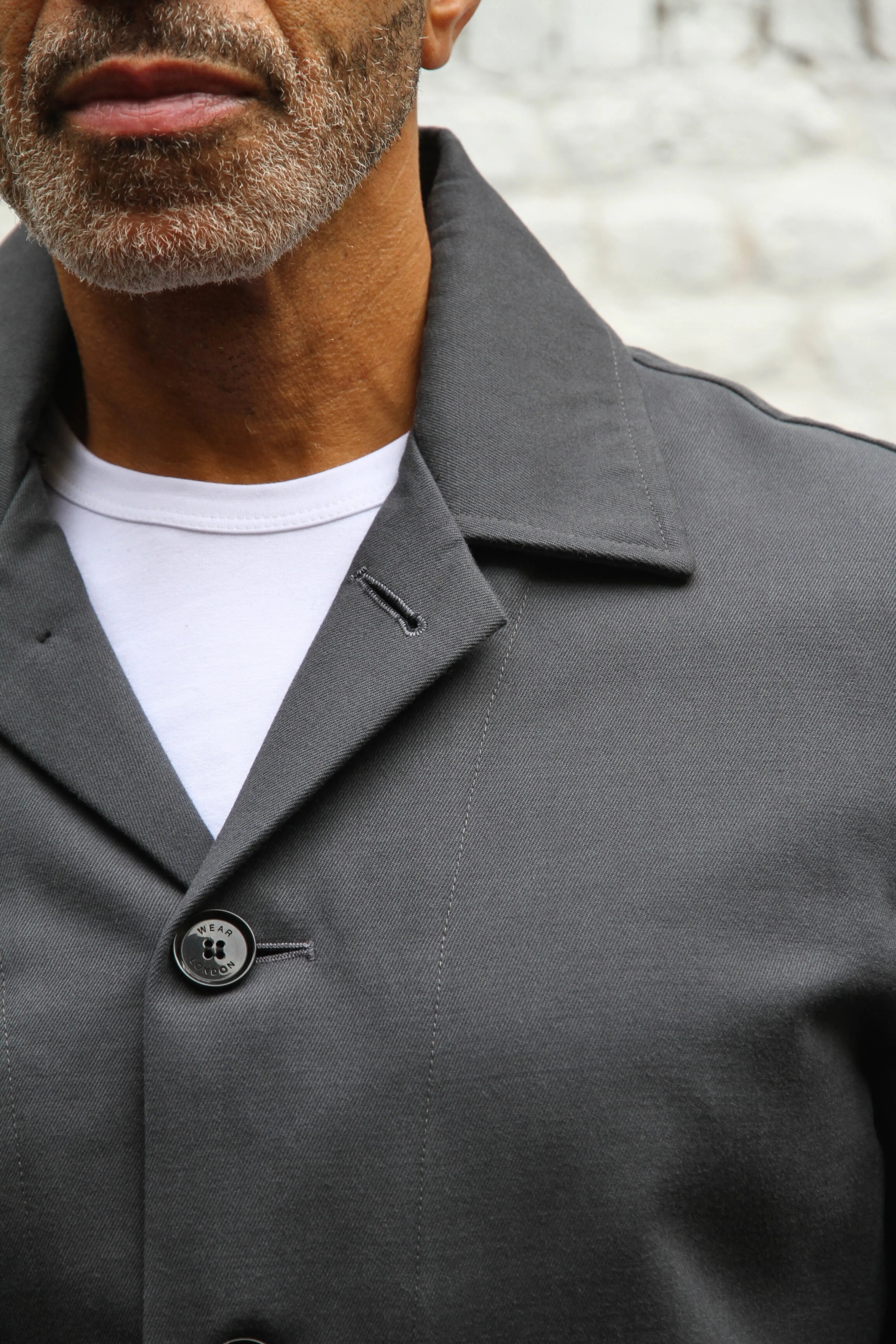 Holborn Revere Jacket - Smoke Grey - Wear London