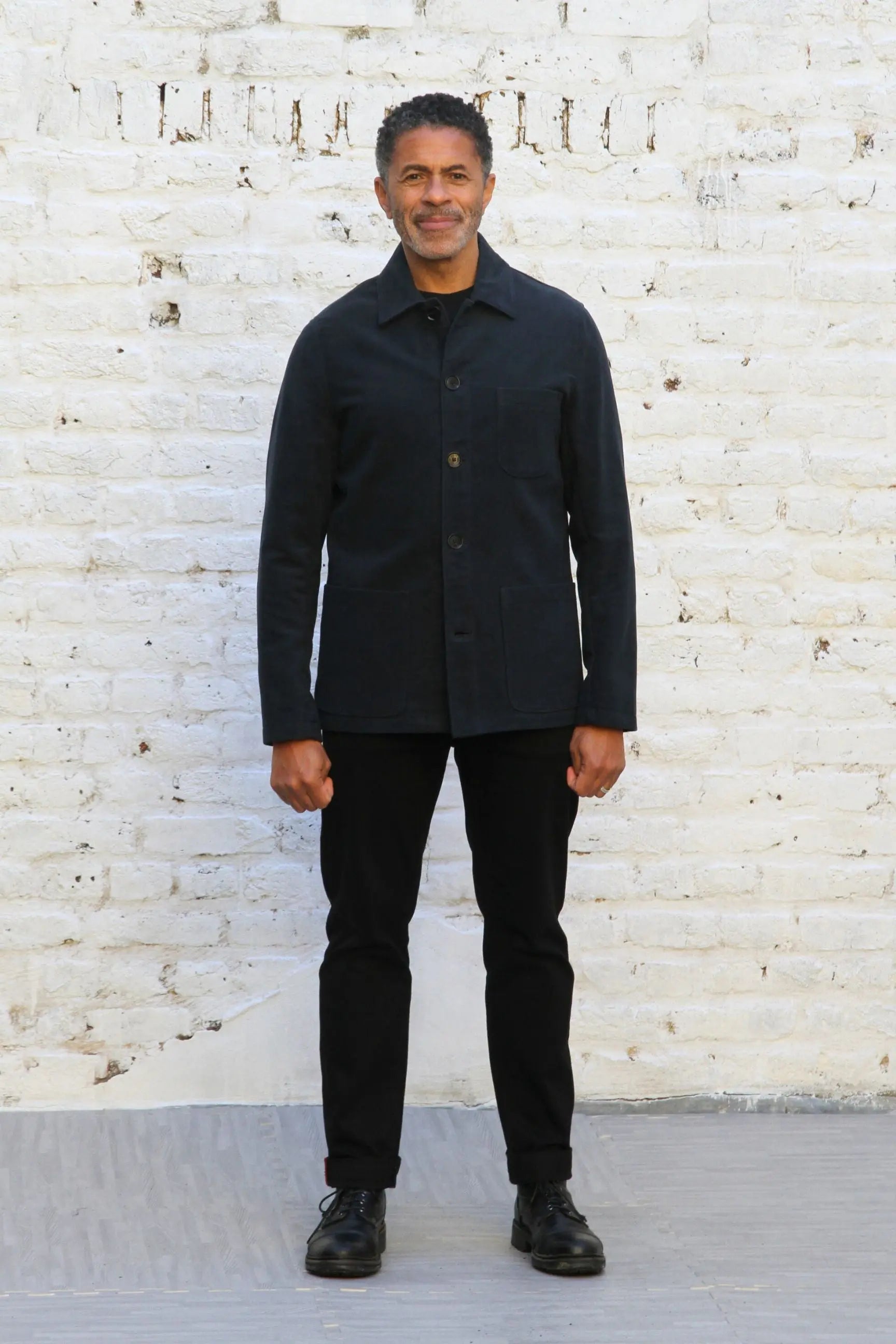 Hosken Jacket  - Navy Moleskin - Wear London