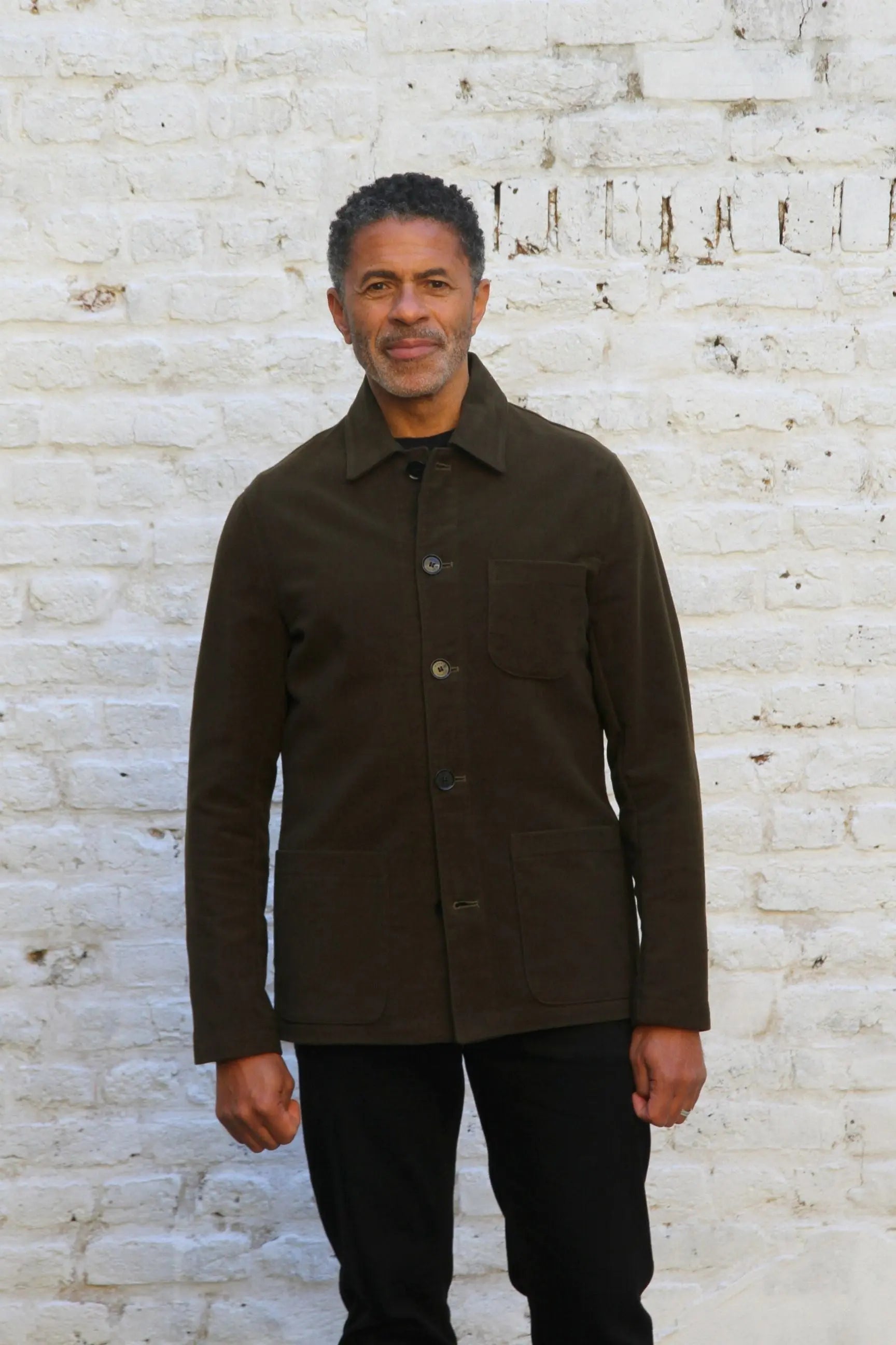 Hosken Jacket  - Olive Moleskin - Wear London