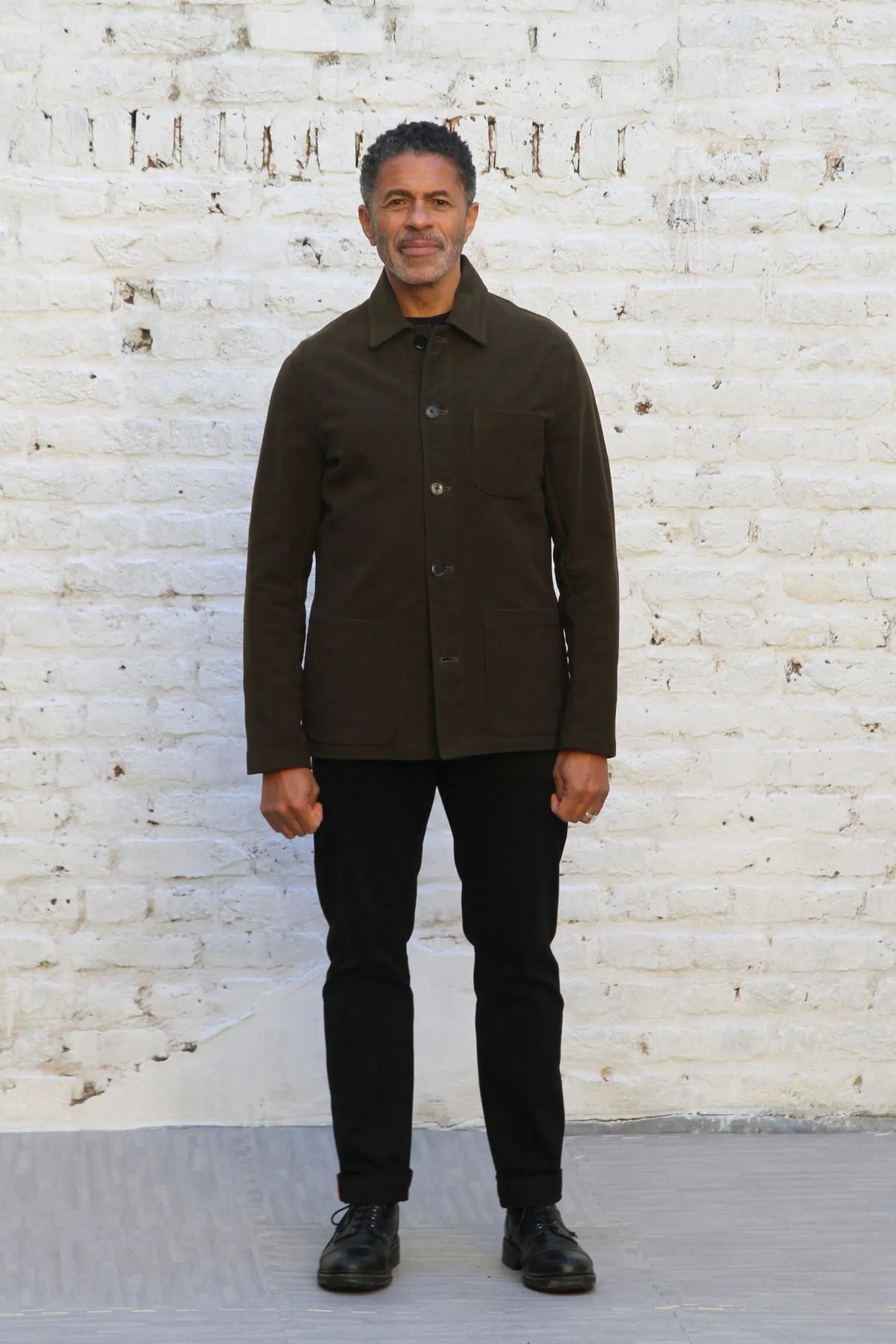 Hosken Jacket  - Olive Moleskin - Wear London