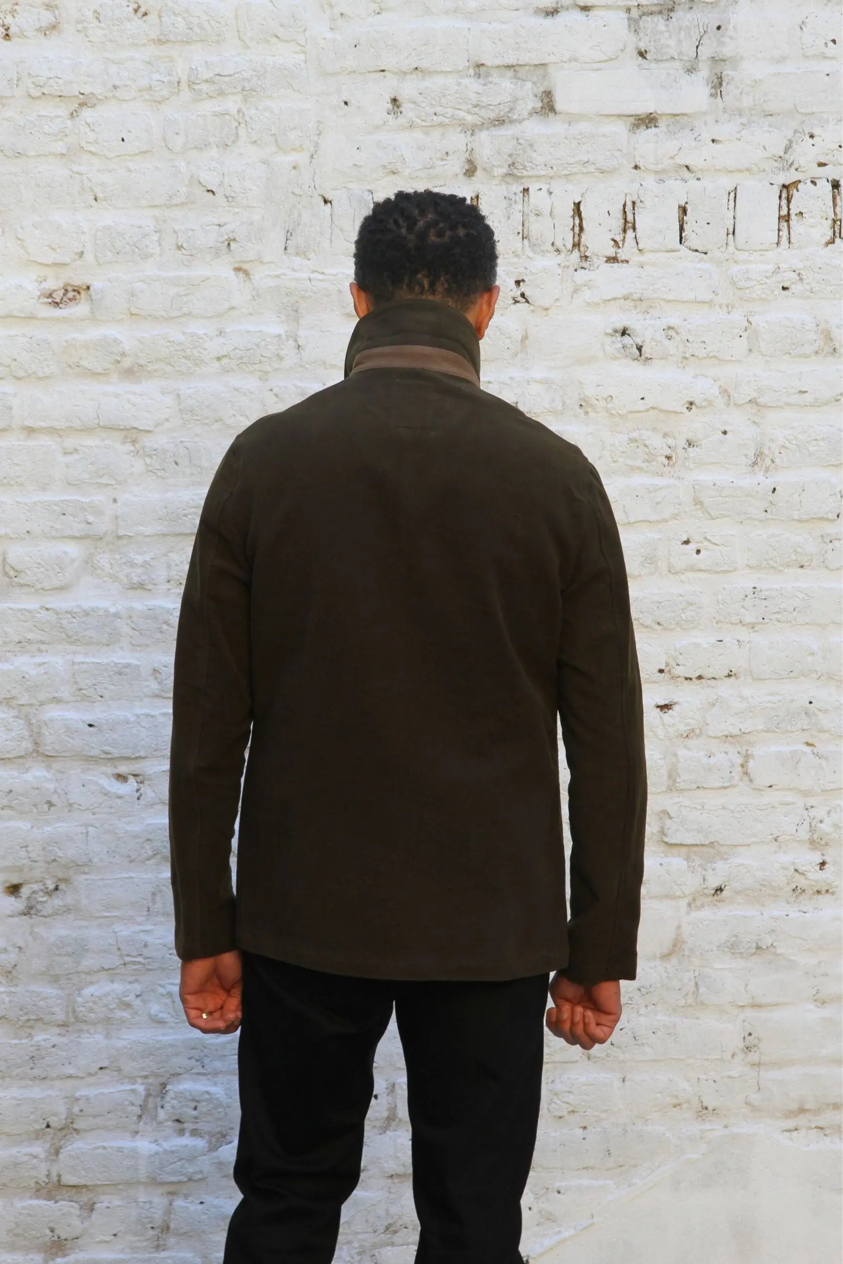 Hosken Jacket  - Olive Moleskin - Wear London