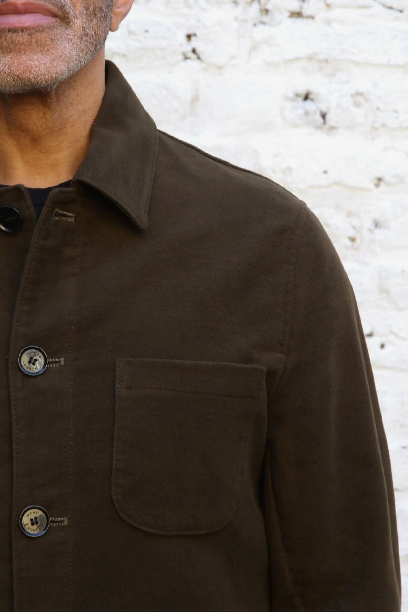 Hosken Jacket  - Olive Moleskin - Wear London