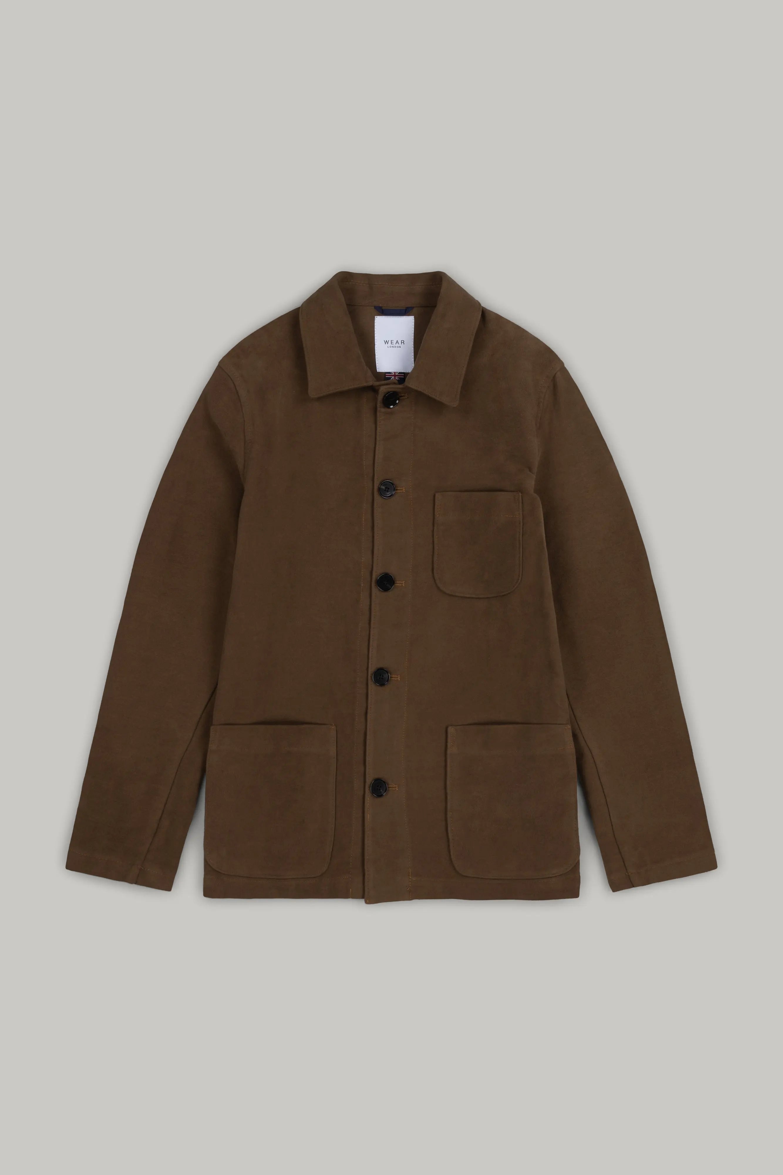 Hosken Jacket  - Olive Moleskin - Wear London