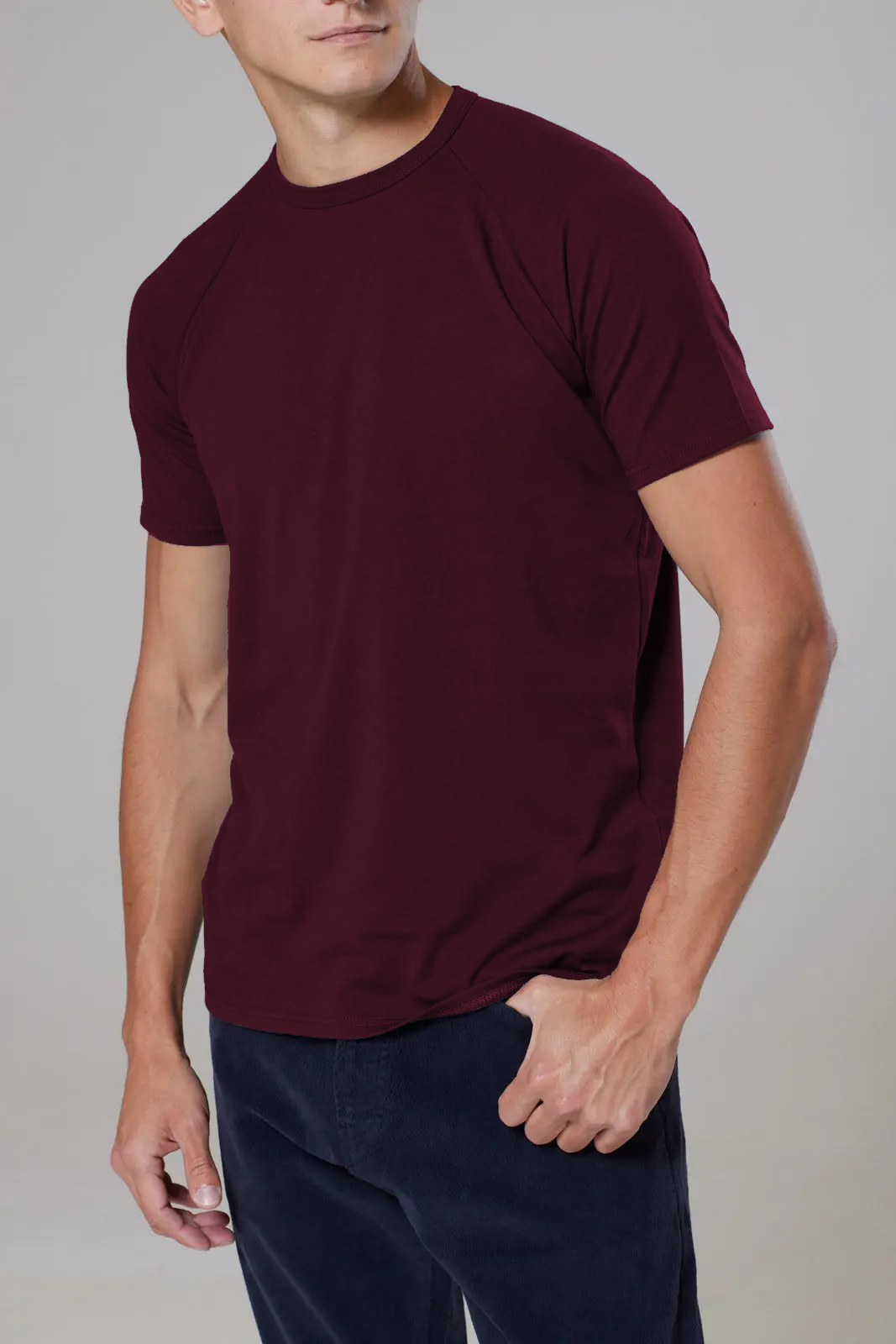 Hoxton T-Shirt - Burgundy - Wear London