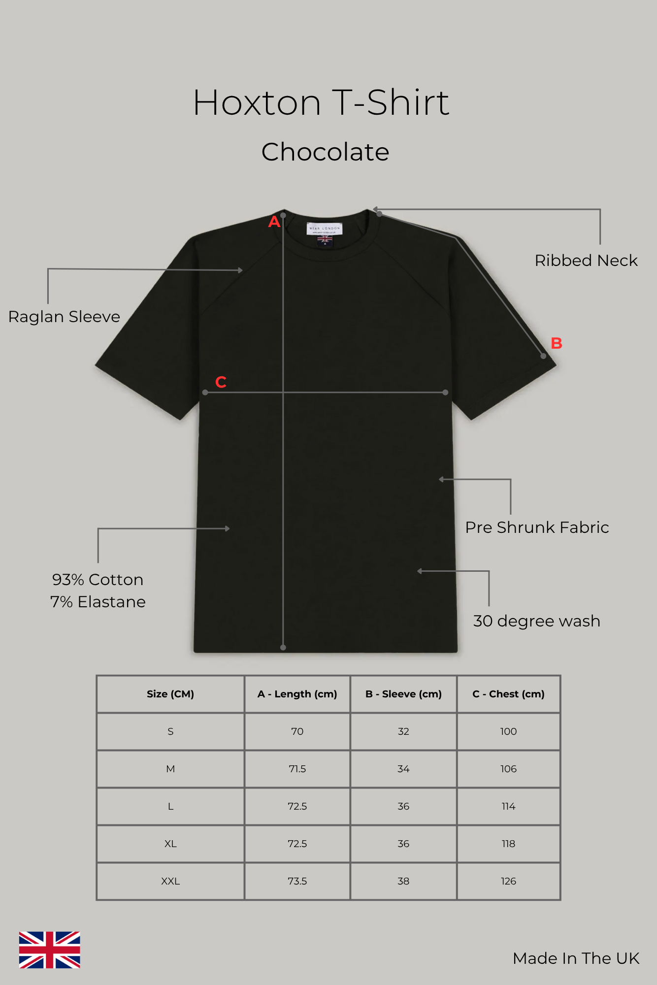 Hoxton T-shirt - Chocolate - Wear London