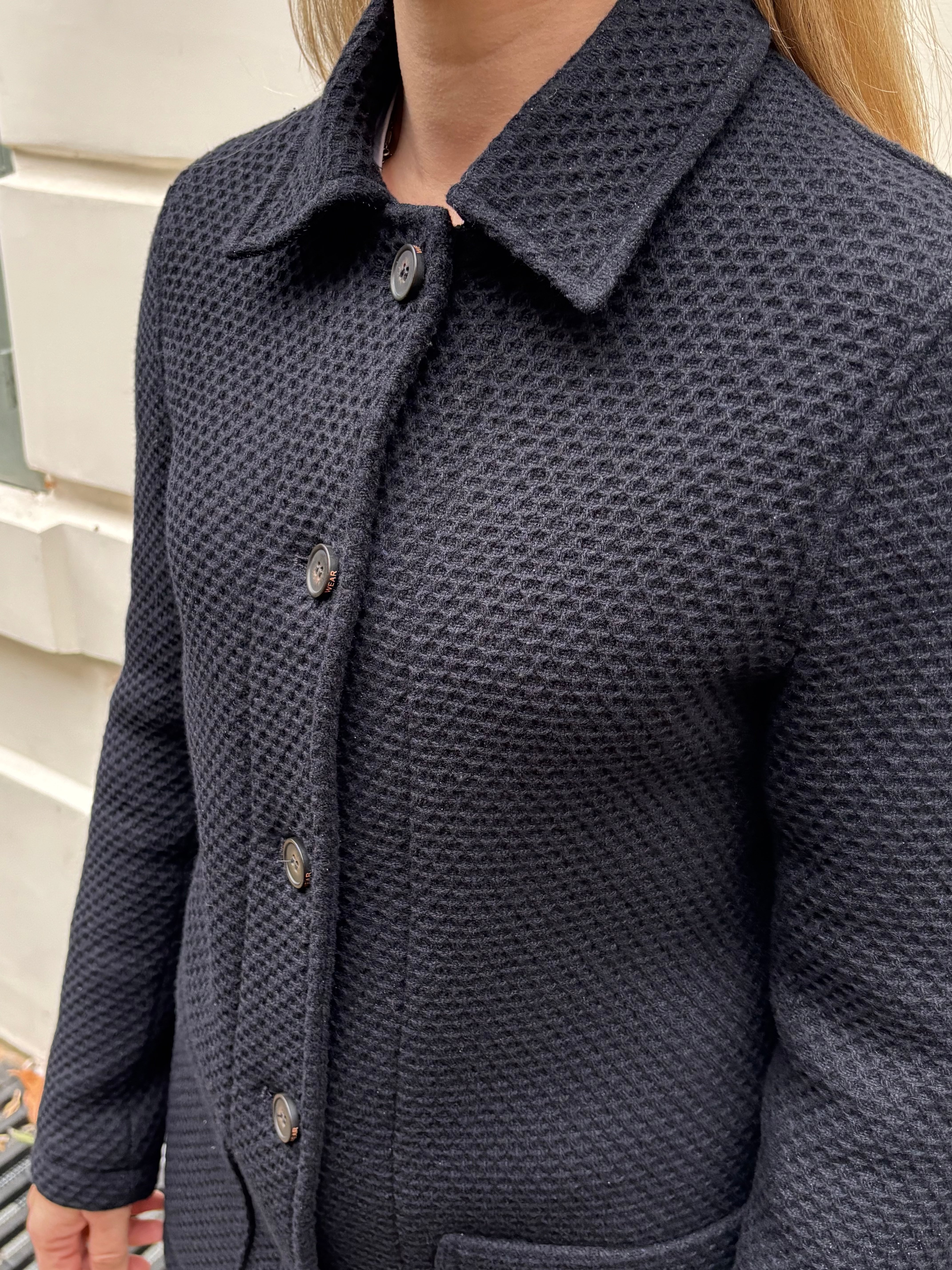 Chiltern jacket - Nebula textured navy - Wear London