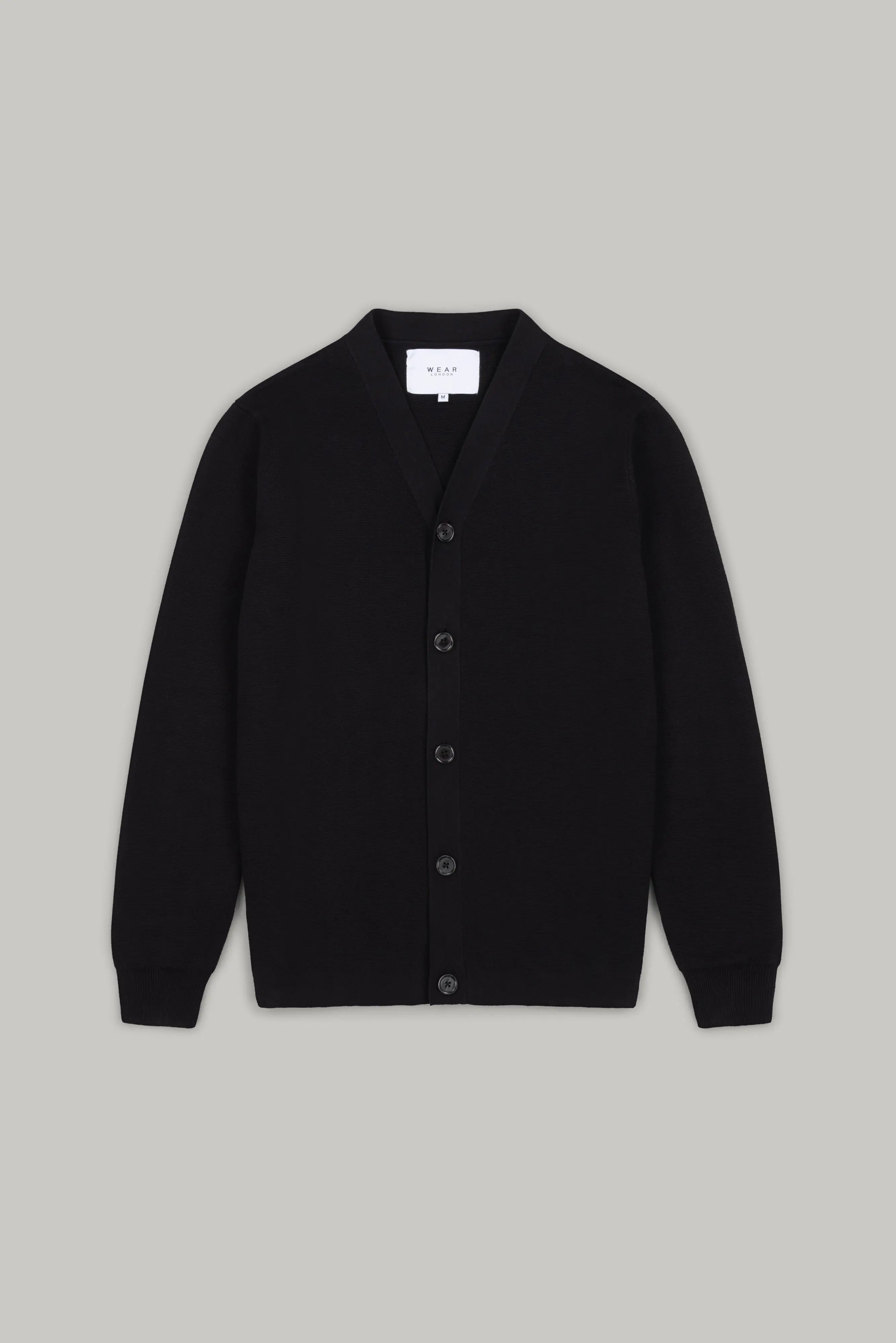 J Cosmos Cardigan Black - Wear London