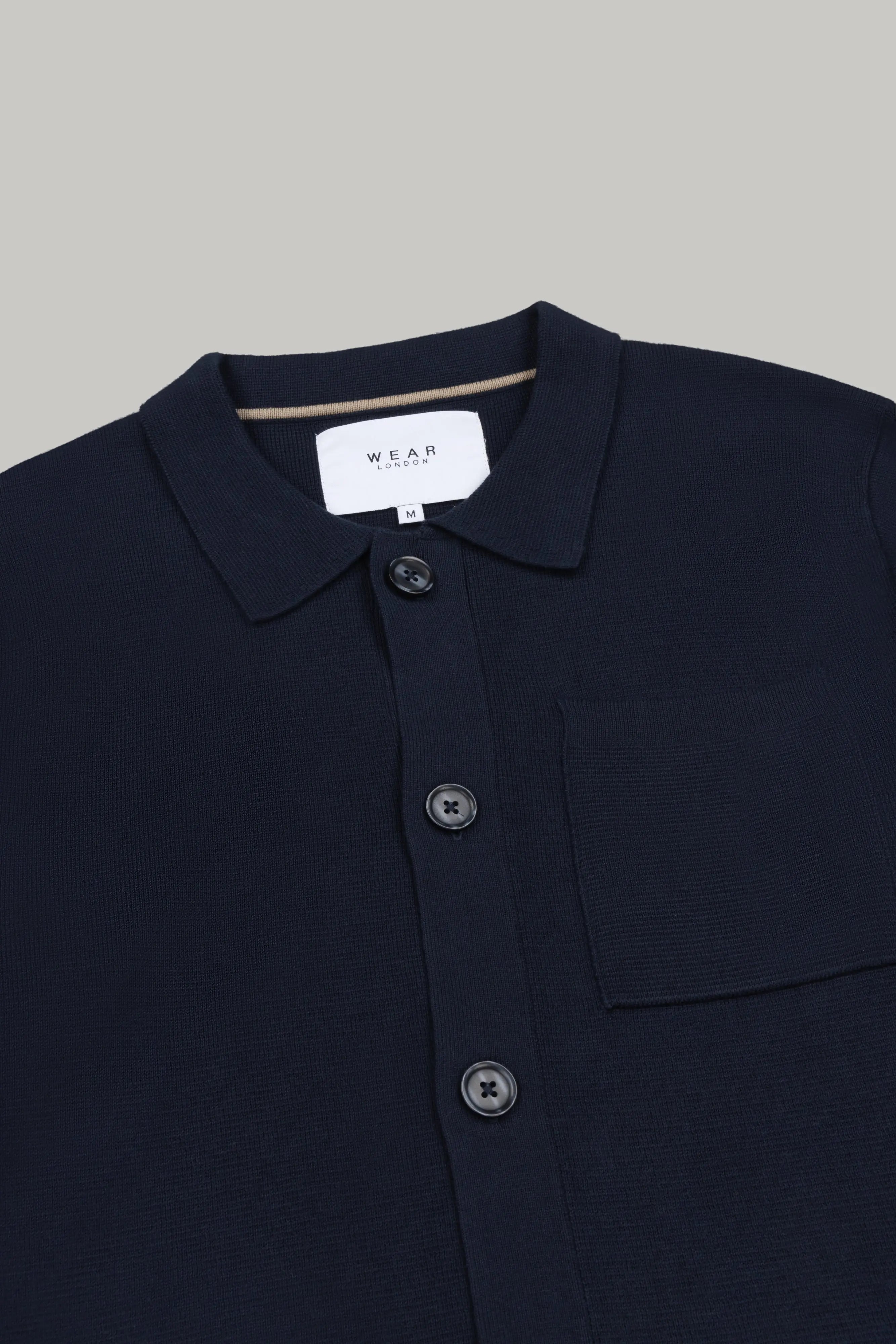 J Garvey Knitwear - Navy - Wear London