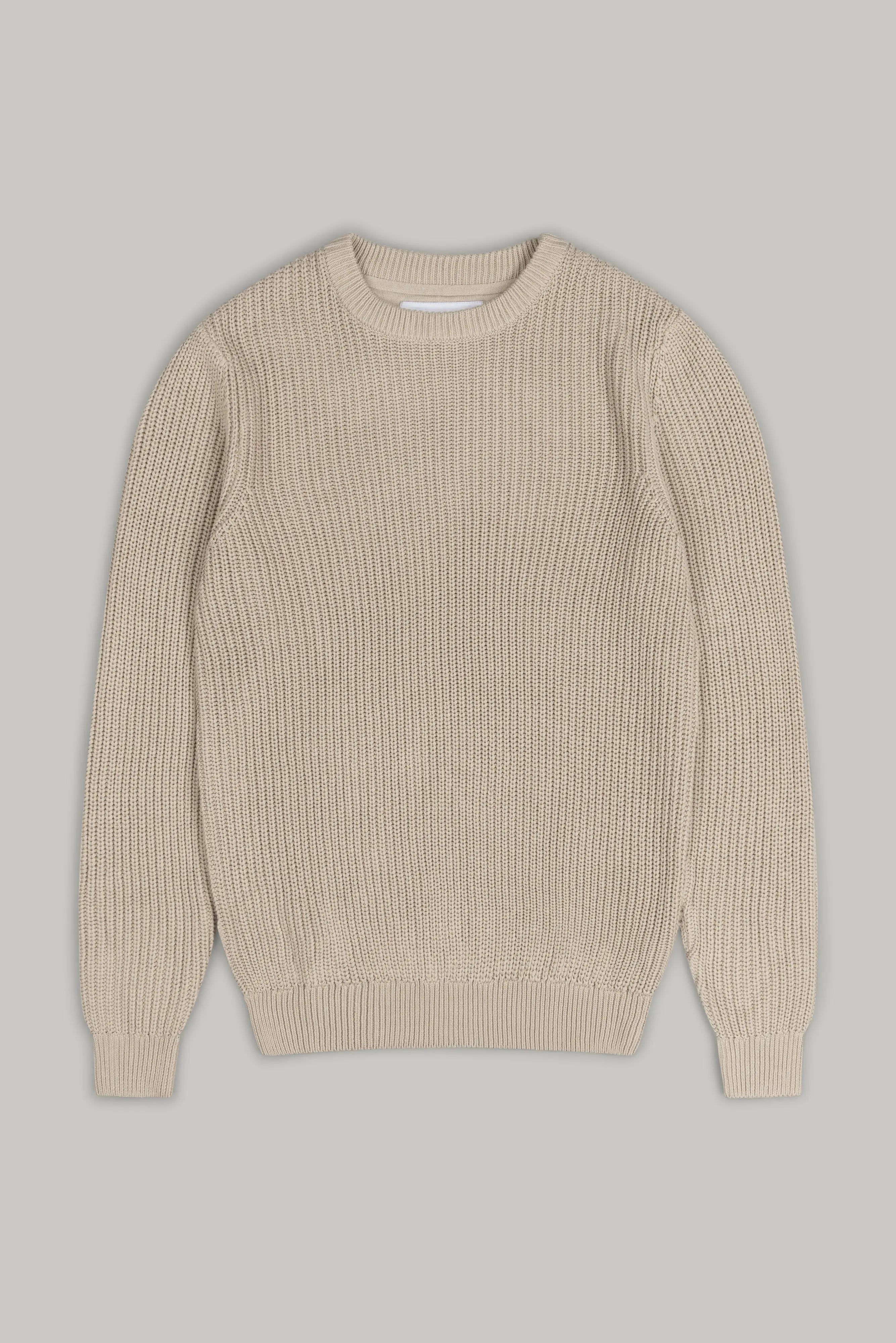 J Hailey Crew Knit - Putty - Wear London