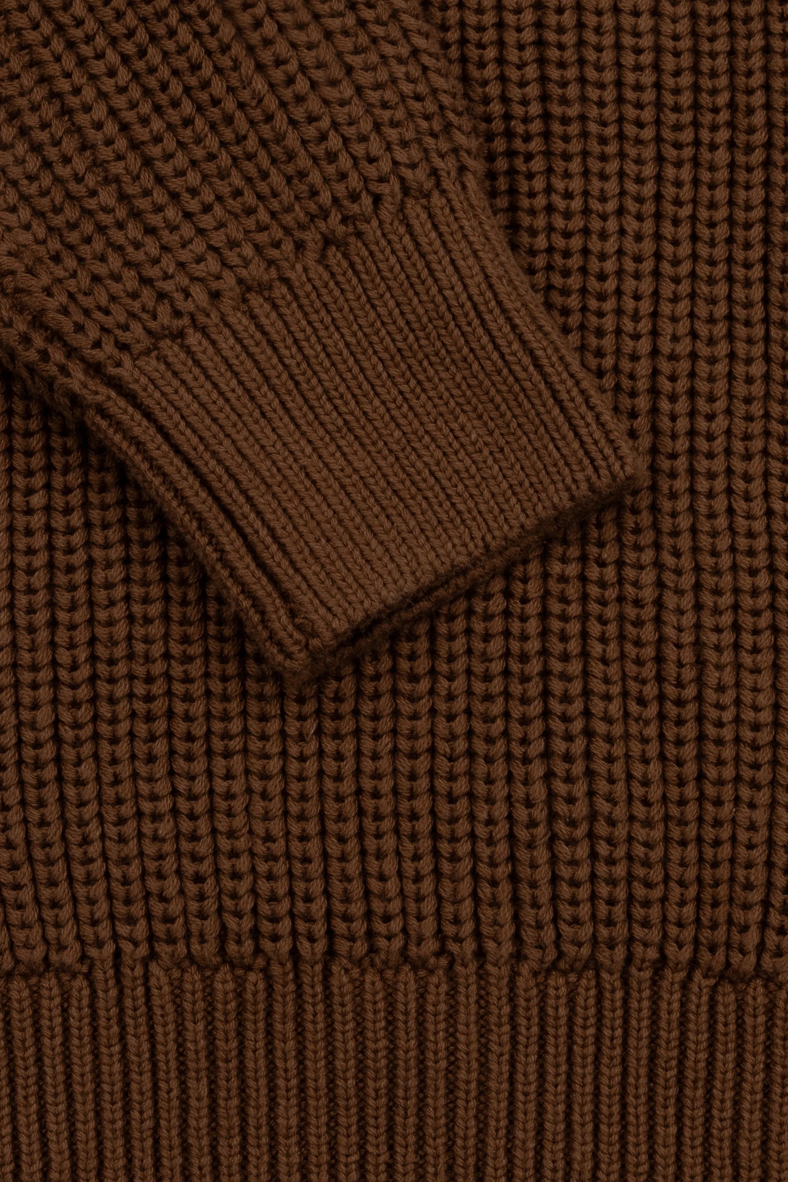 J Hailey Crew Knit - Tobacco - Wear London