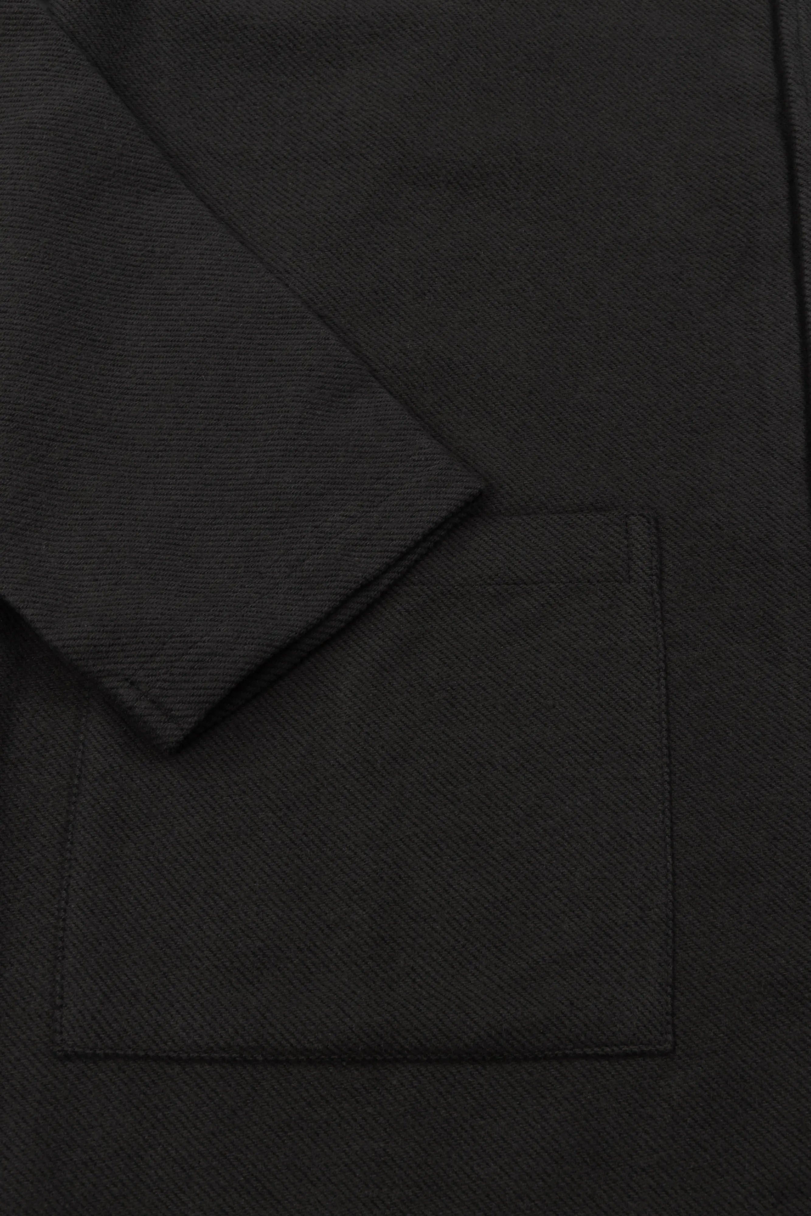 J Jerry Cotton Overshirt - Black - Wear London